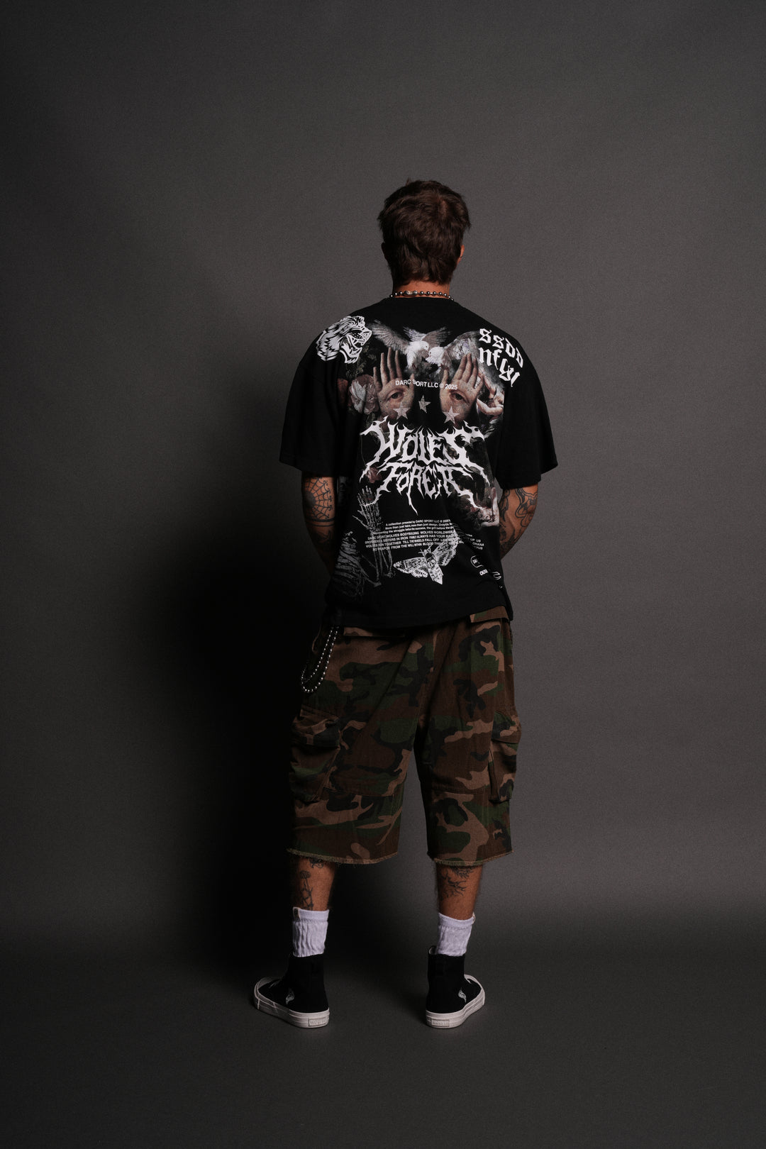 Born Stoic "Premium" Oversized Tee in Black
