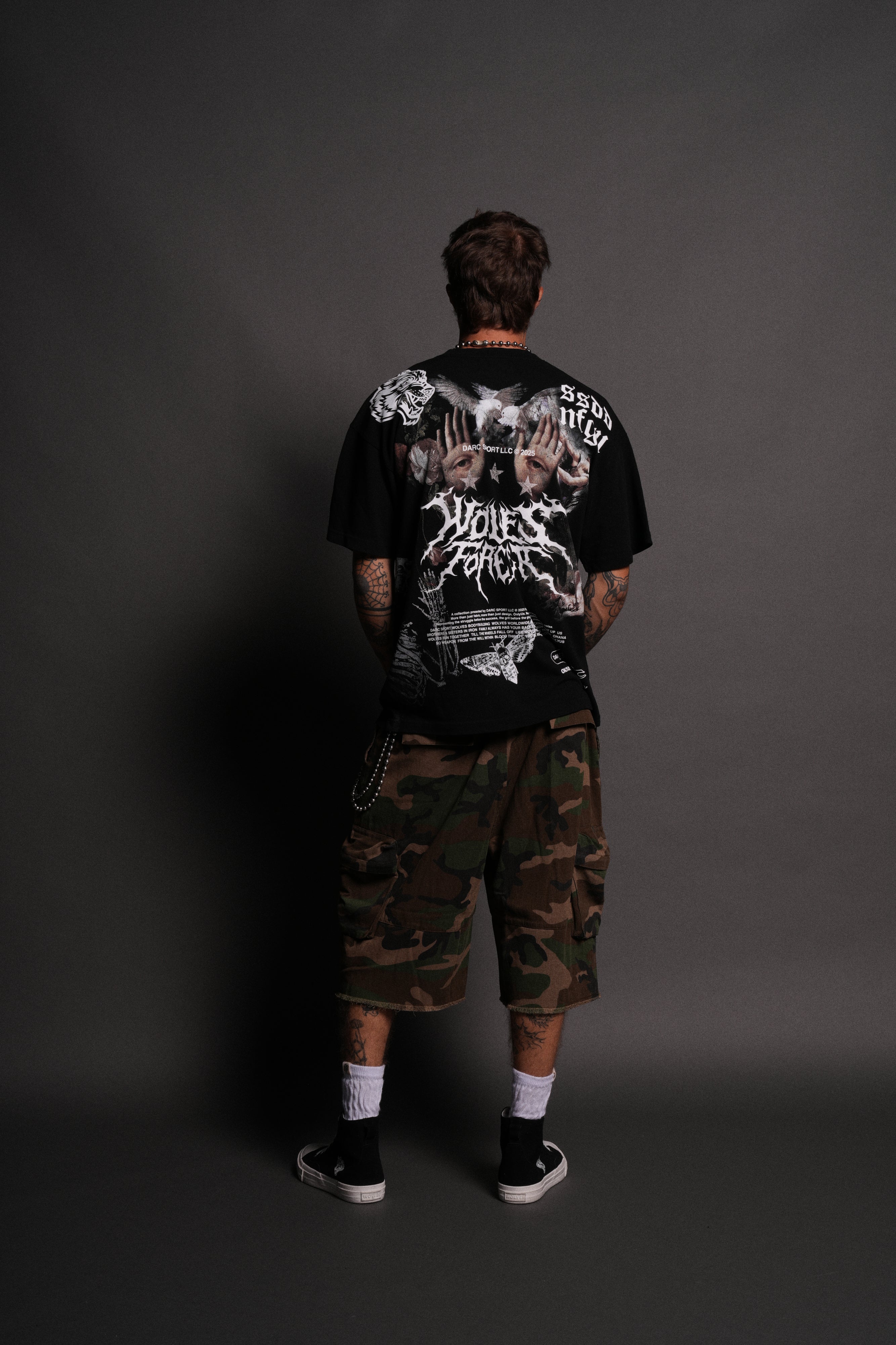 Born Stoic "Premium" Oversized Tee in Black