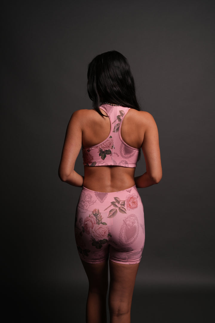 Chopper "Everson" Seamless Twist Bra in De la Rosa