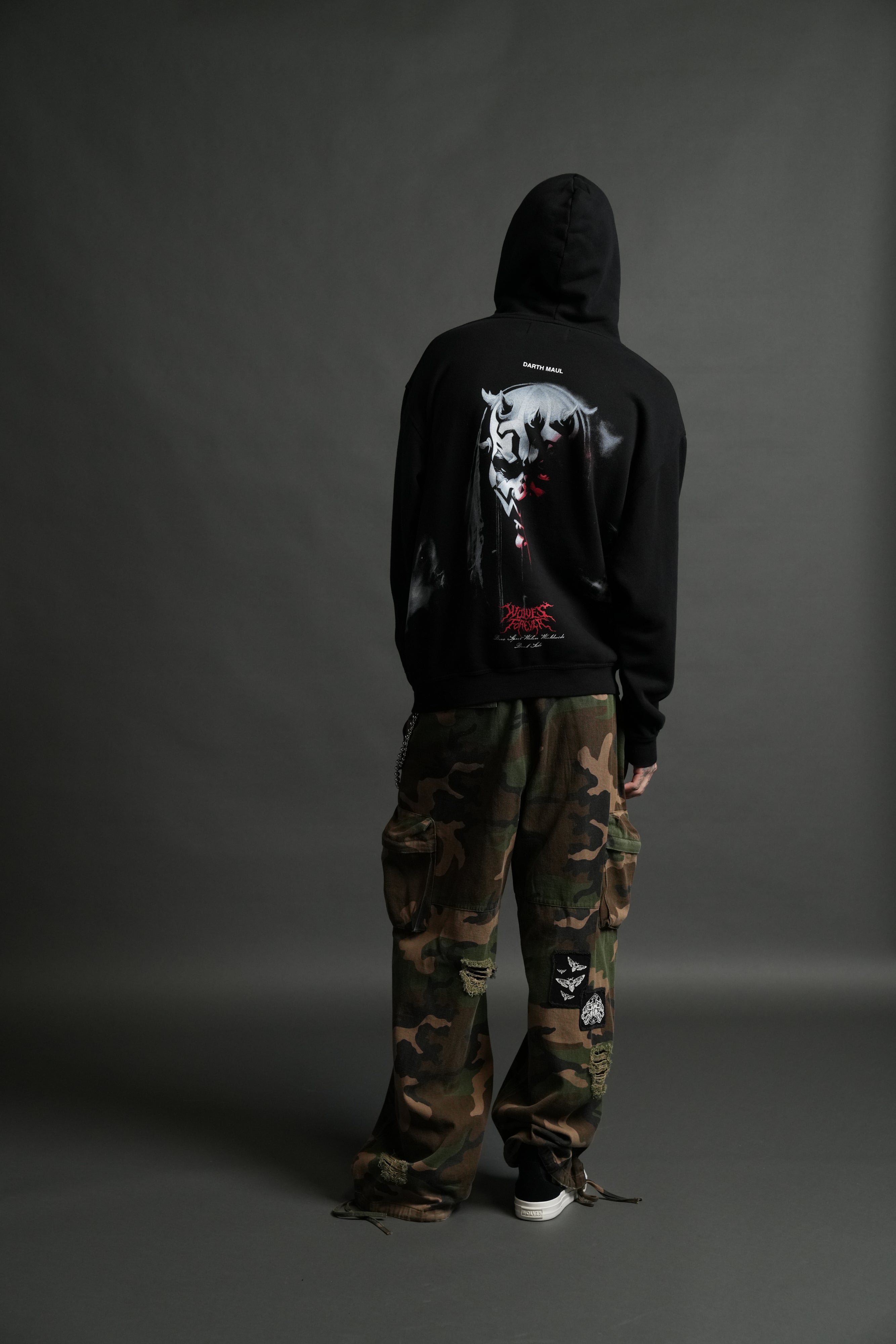 Dark Rage "Pierce" Hoodie in Black