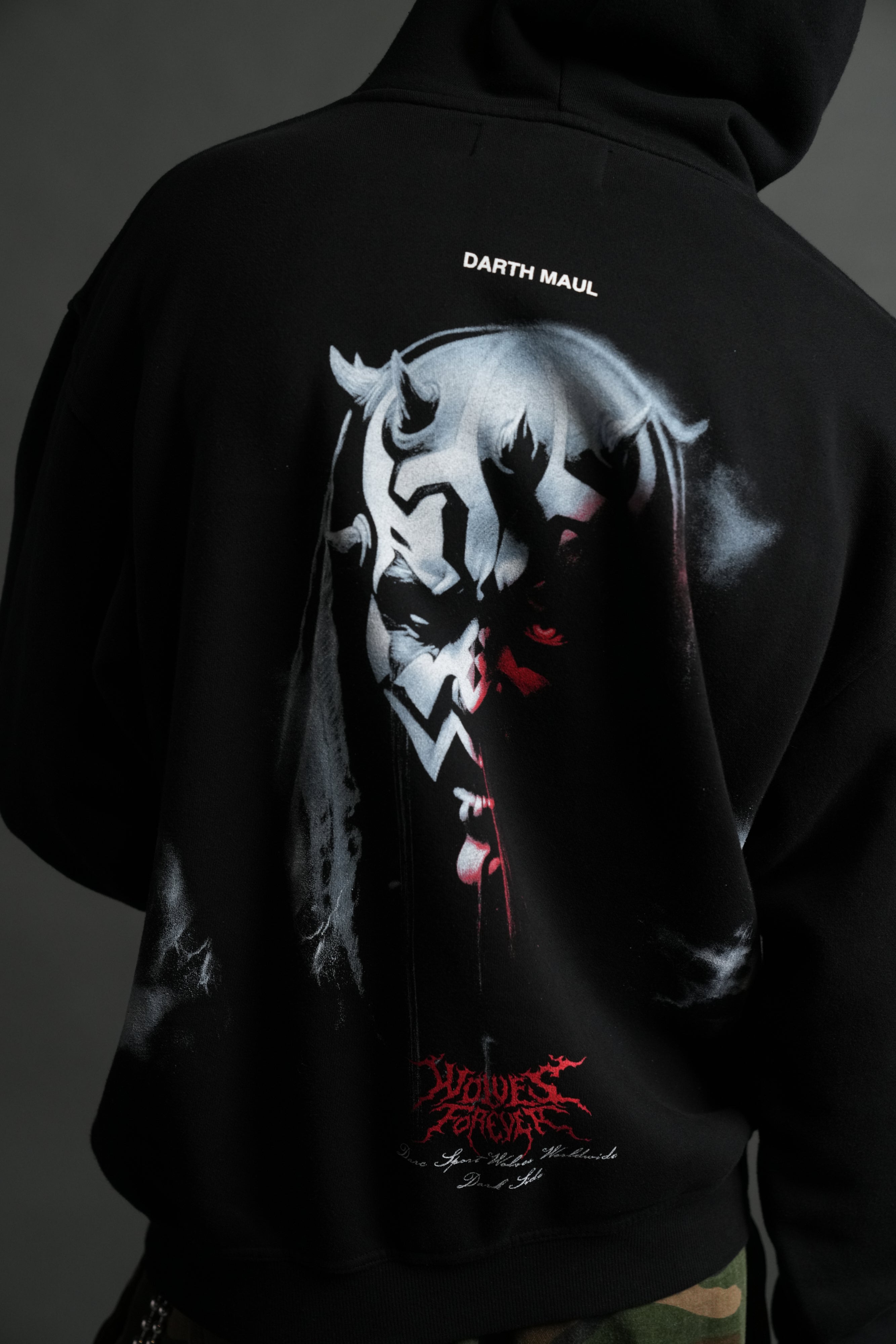 Dark Rage "Pierce" Hoodie in Black