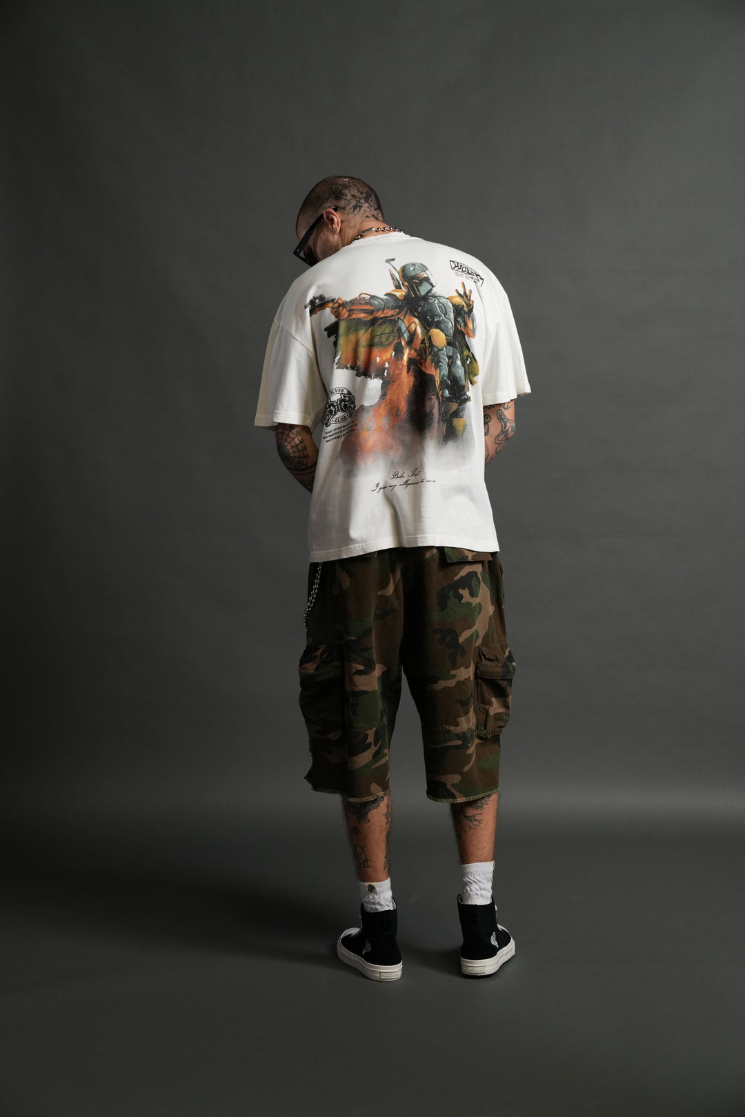 Boba Fett "Premium" Oversized Tee in Cream