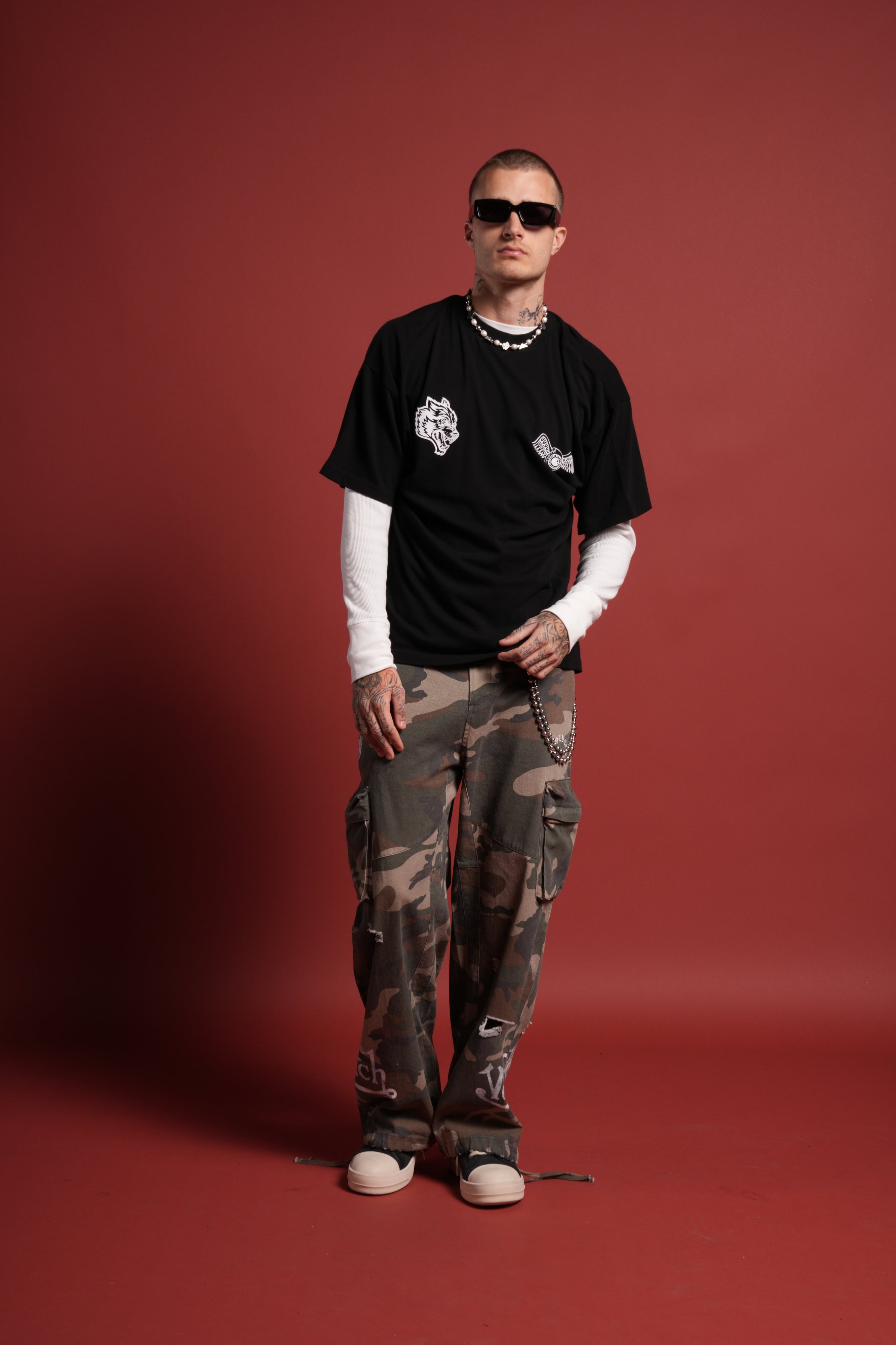 Kulture Klash Premium Oversized Tee in Black