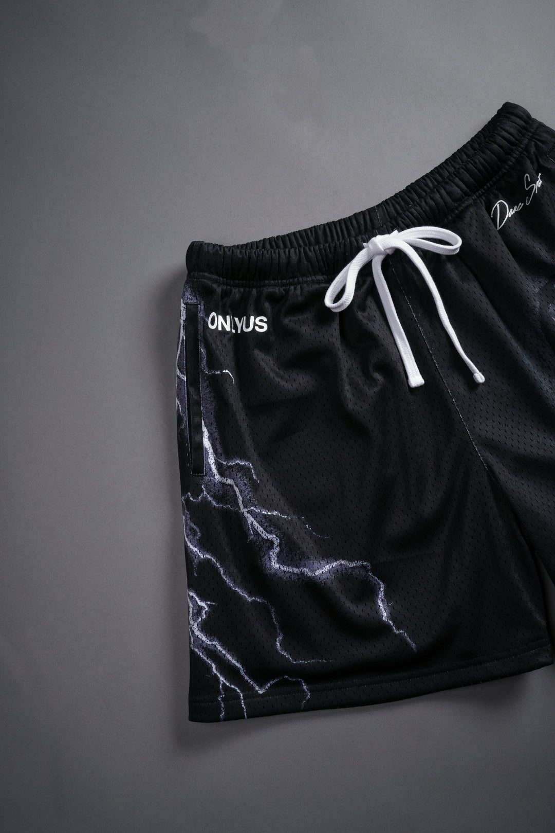 The Power Of The Dark Side Vader Mesh Shorts in Black