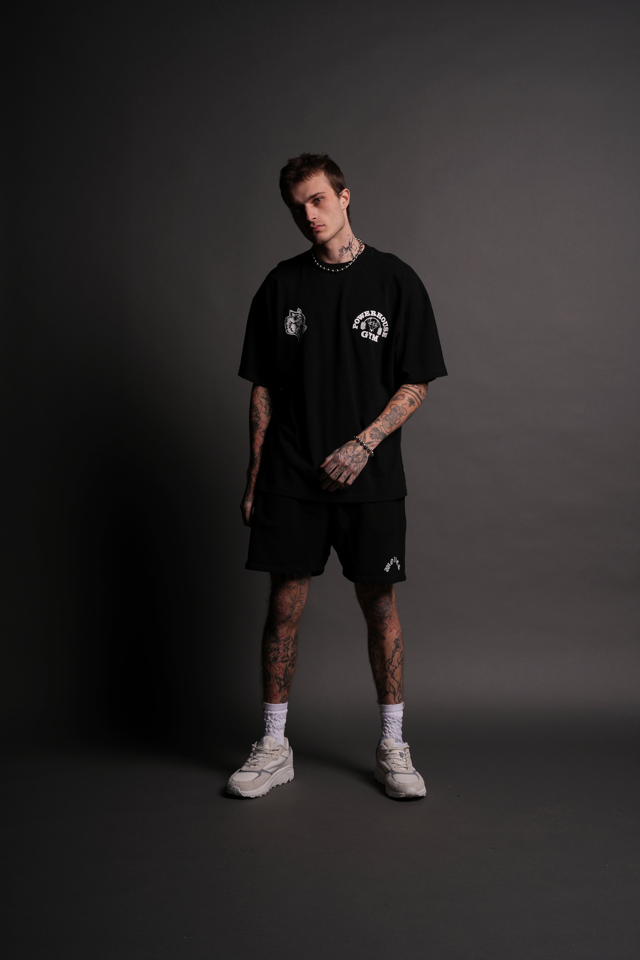 NFGU Powerhouse "Premium" Oversized Tee in Black