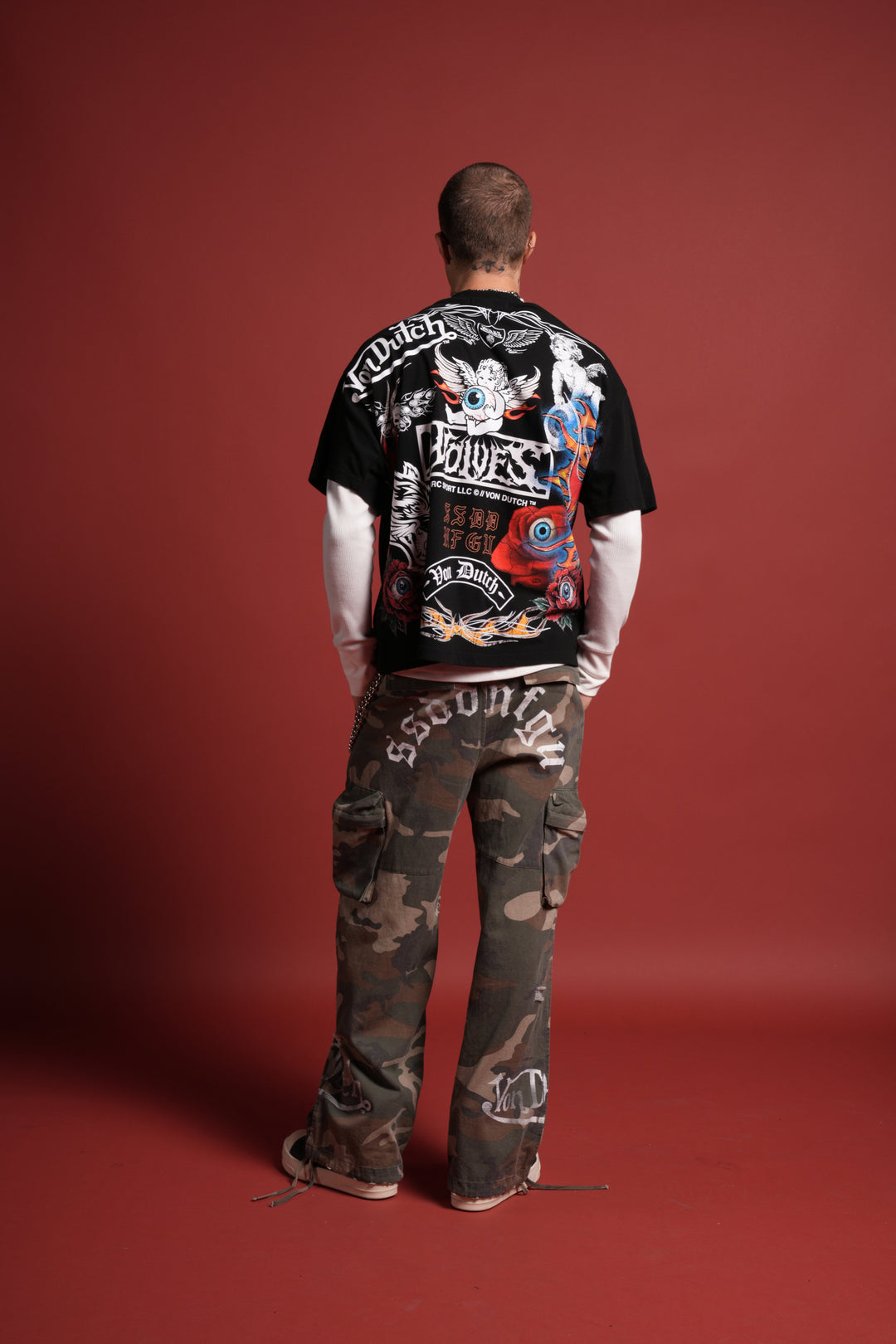 Kulture Klash Premium Oversized Tee in Black