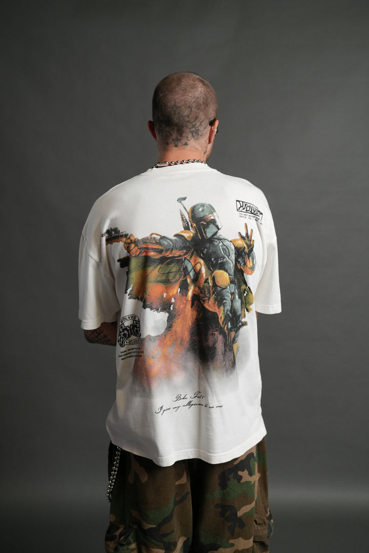 Boba Fett "Premium" Oversized Tee in Cream