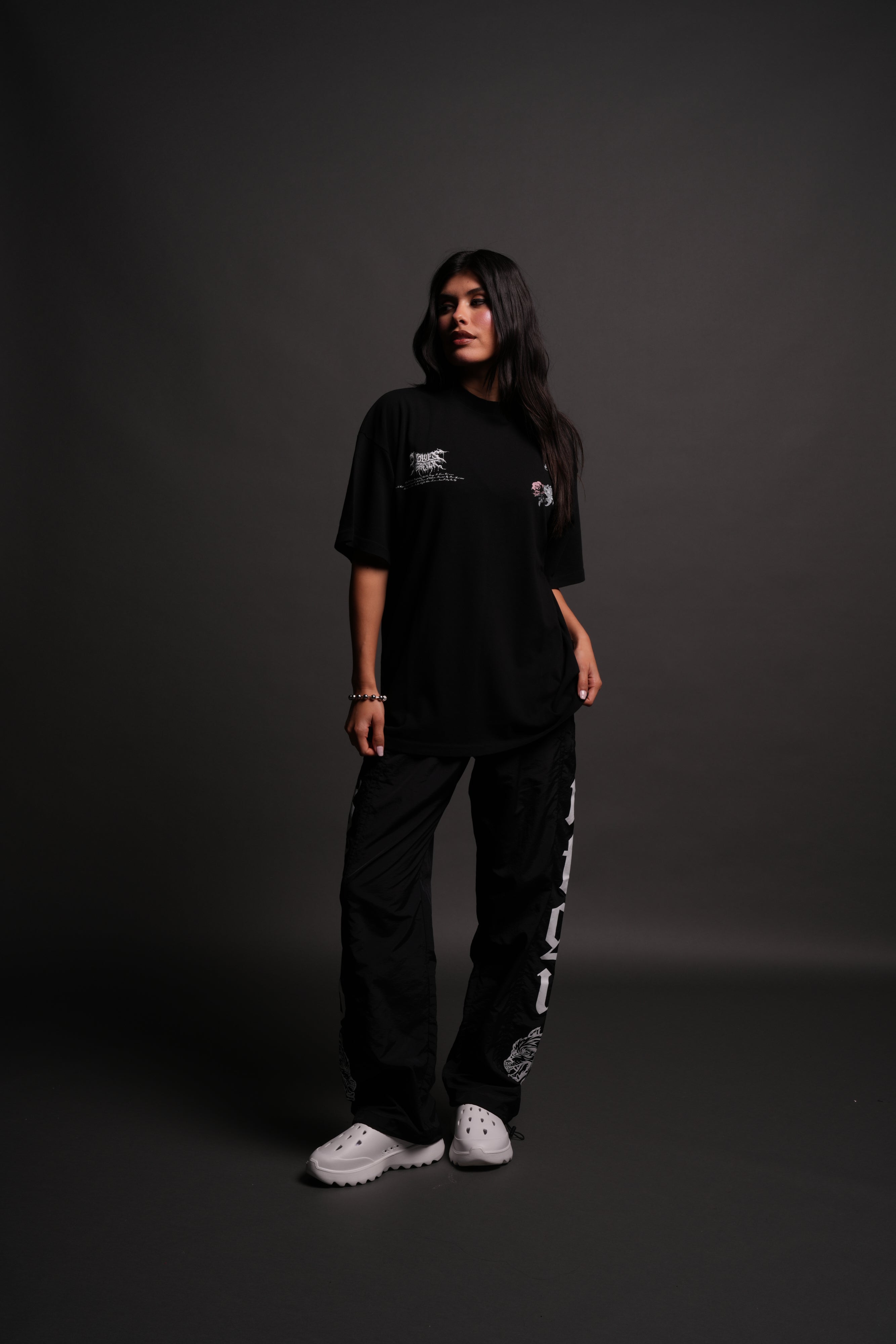 Scorpion Rose "Pump Cover" Tee in Black