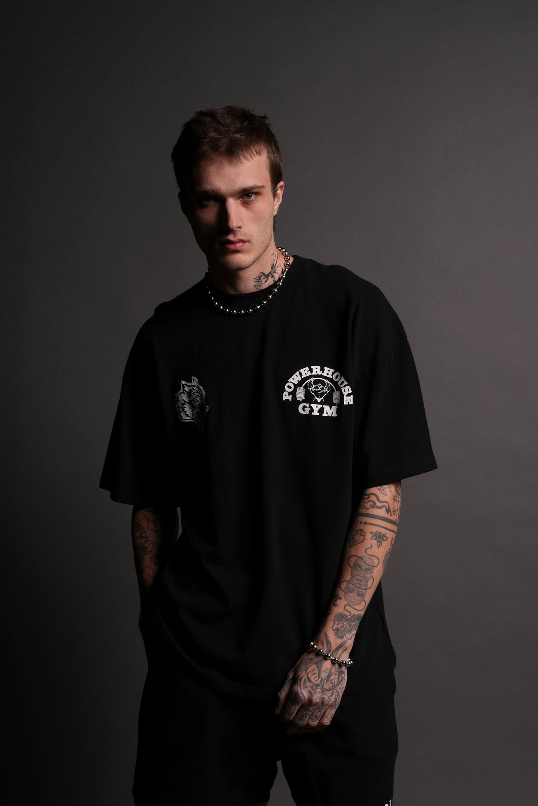 NFGU Powerhouse "Premium" Oversized Tee in Black