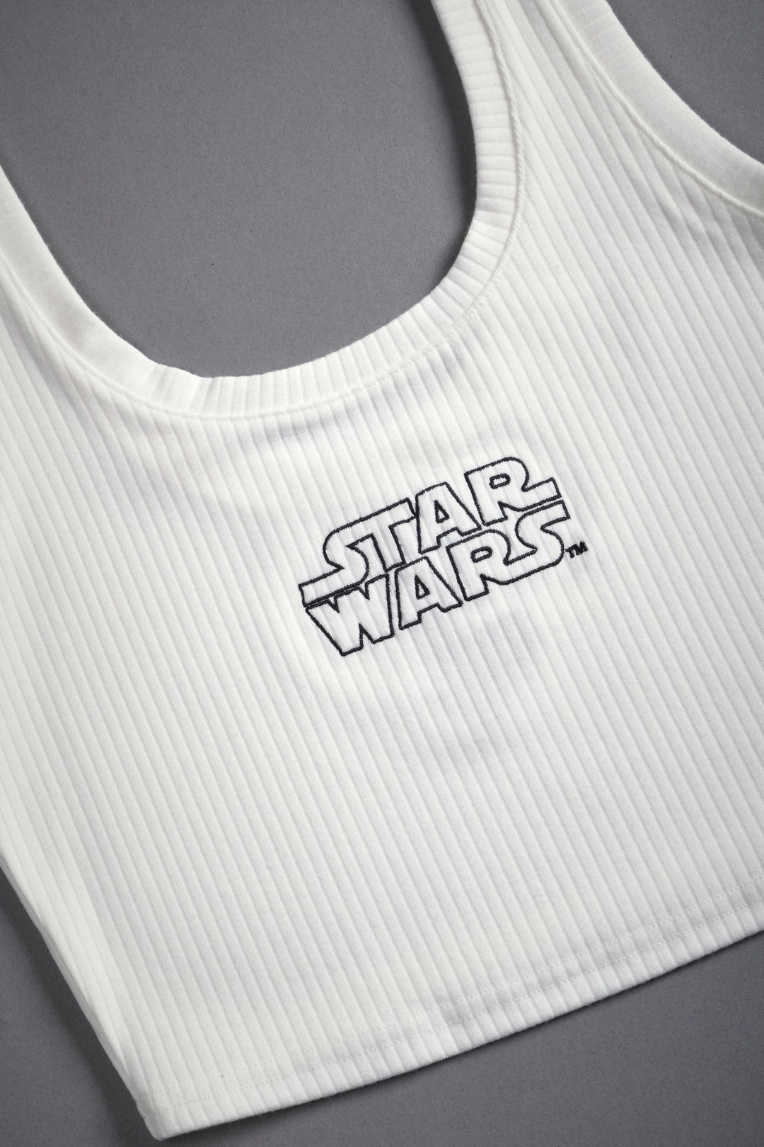 Star Wars She Classic Ribbed Tank in Cream