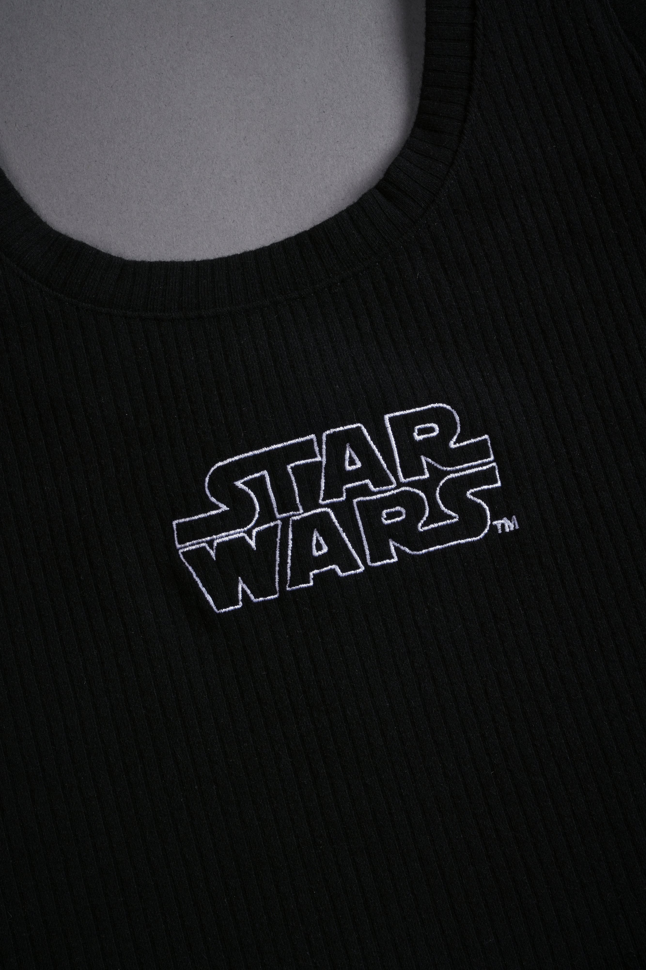 Star Wars She Classic Ribbed Tank in Black