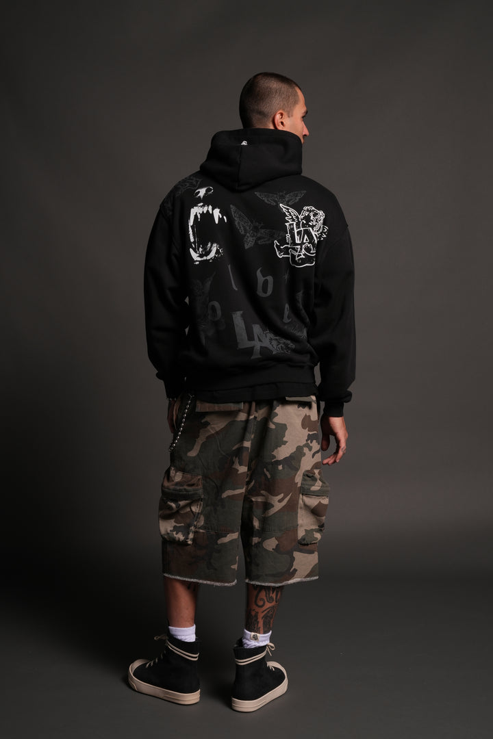 Homage To La Pierce Hoodie in Black