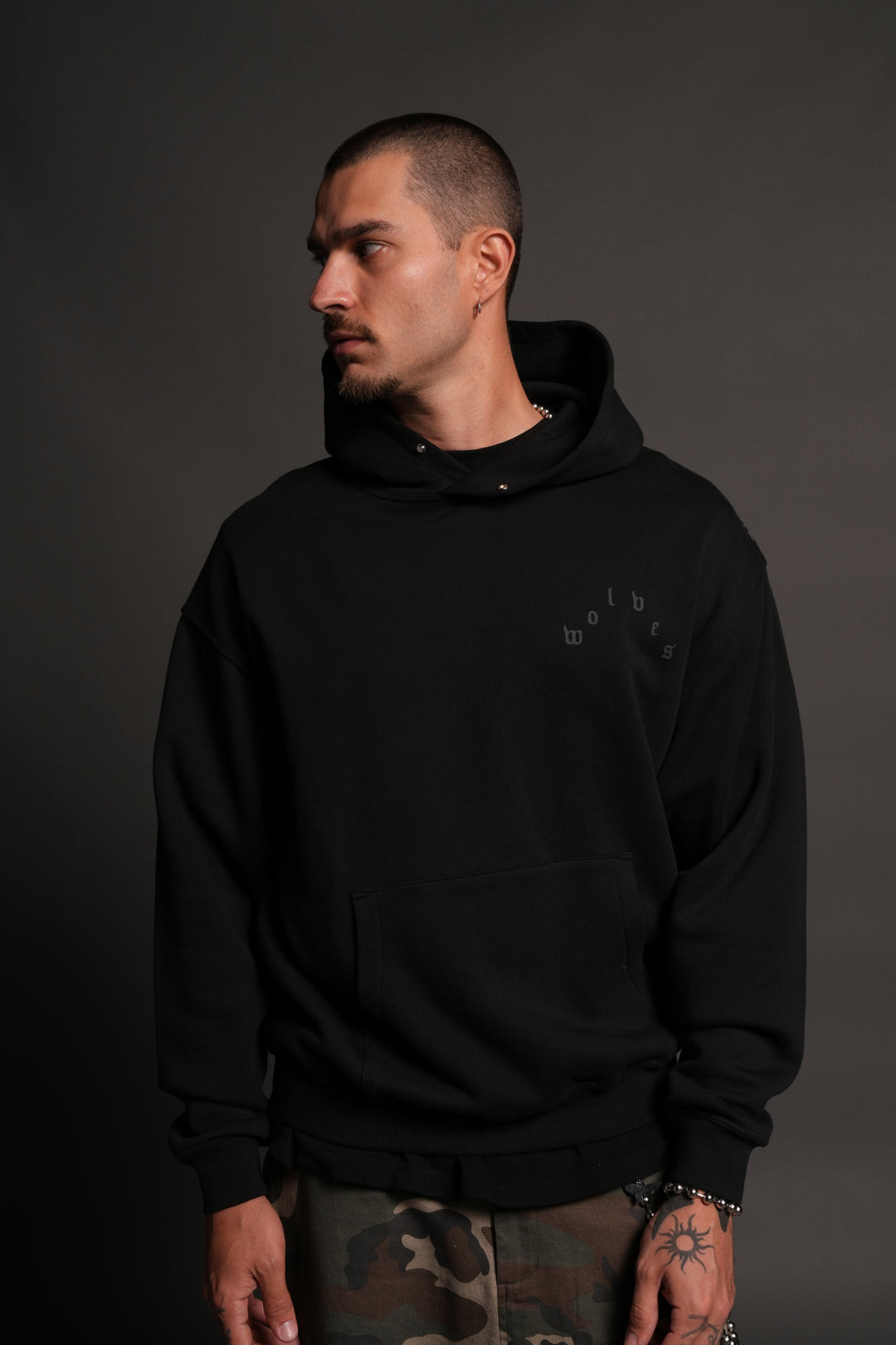 Homage To La Pierce Hoodie in Black