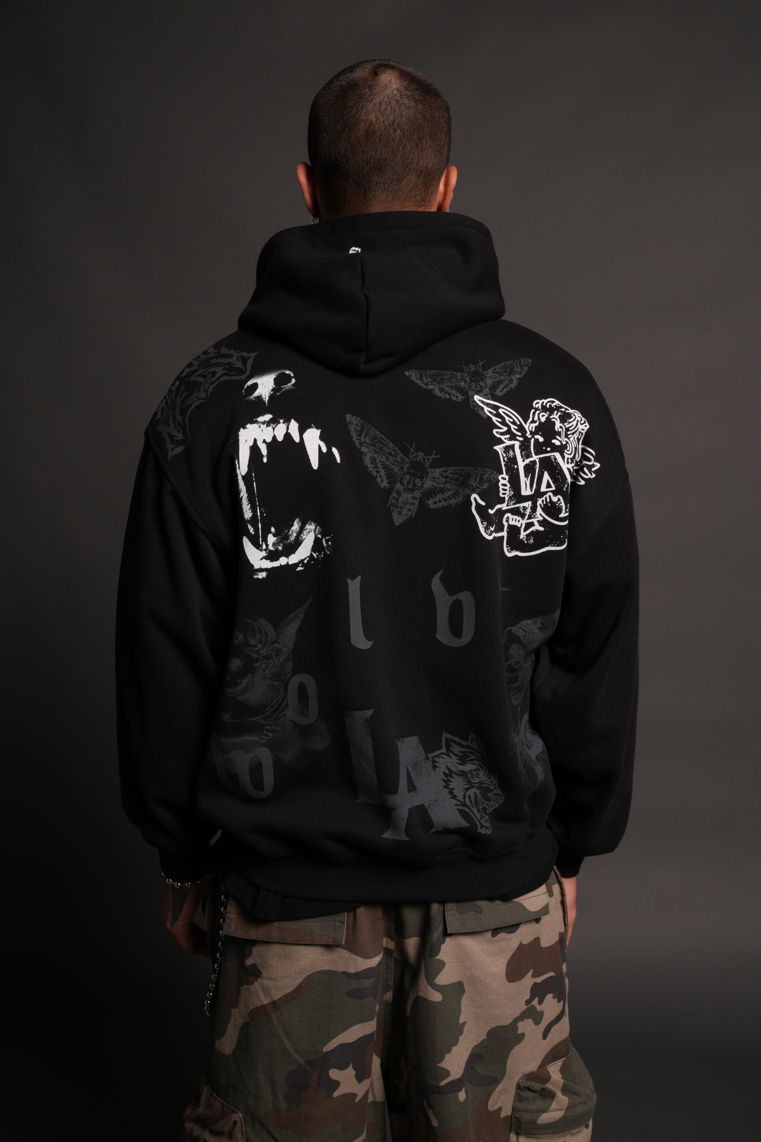 Homage To La Pierce Hoodie in Black