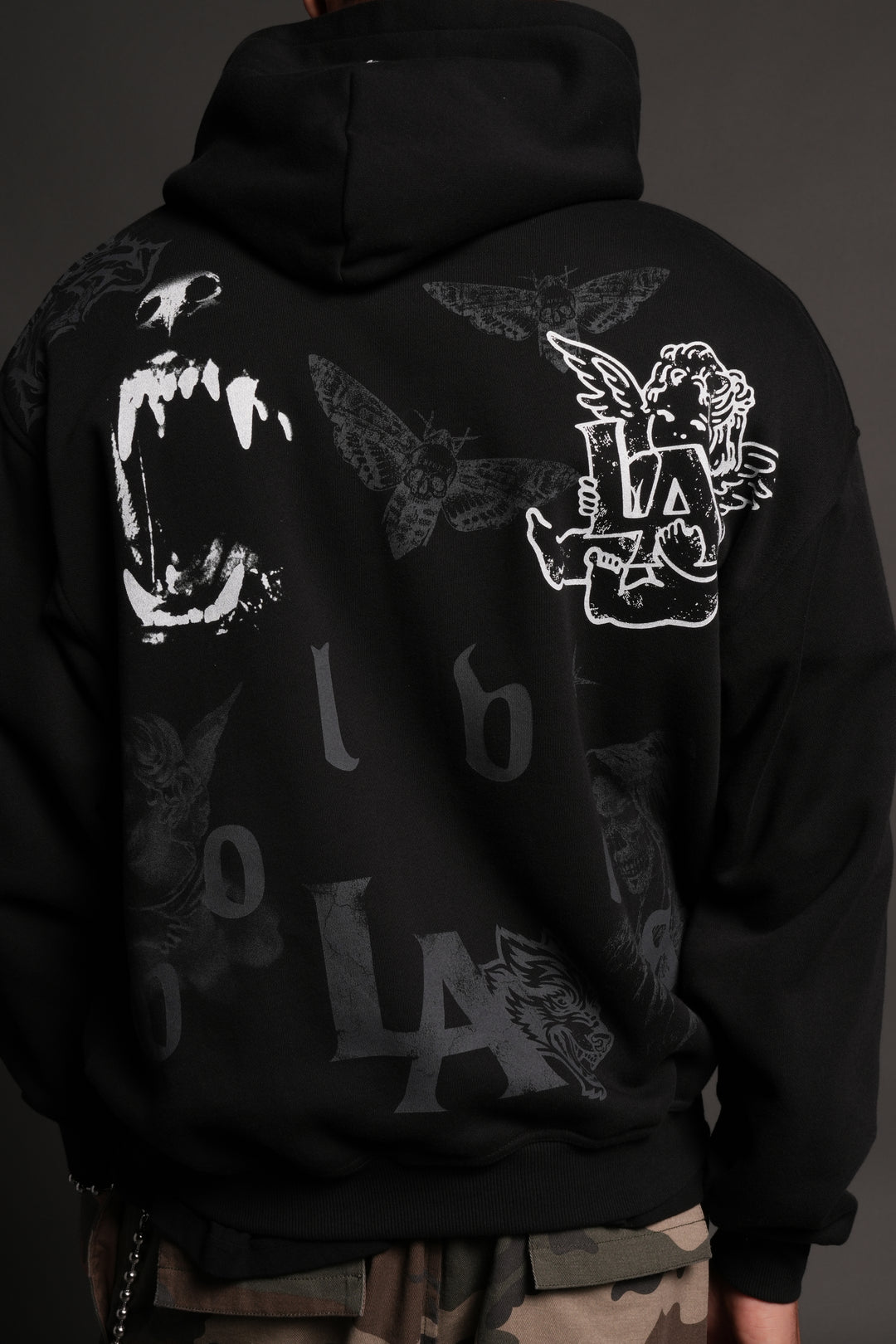 Homage To La Pierce Hoodie in Black