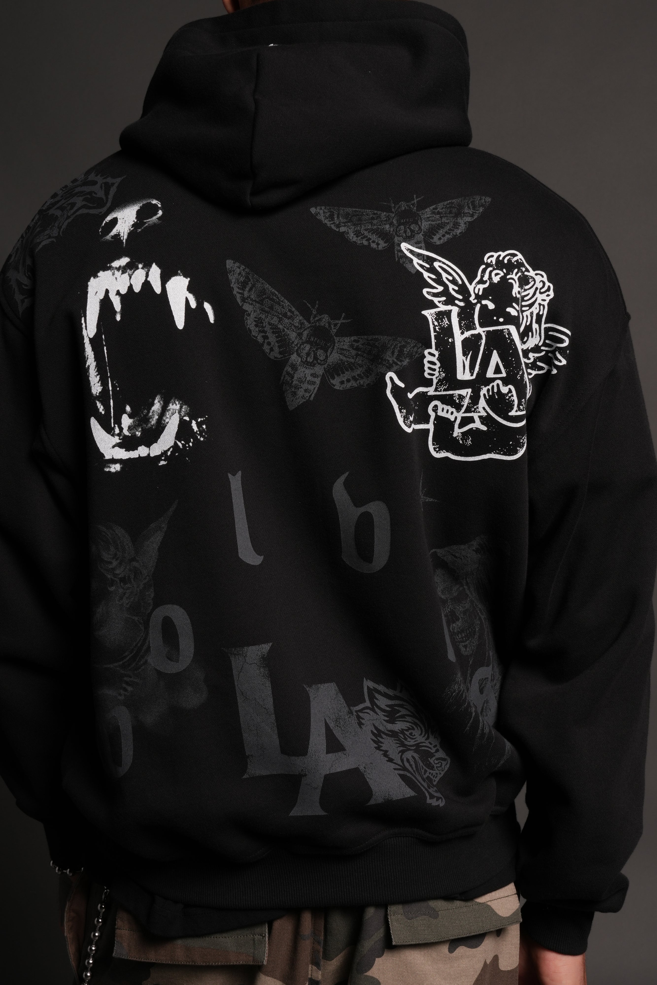 Homage To La Pierce Hoodie in Black