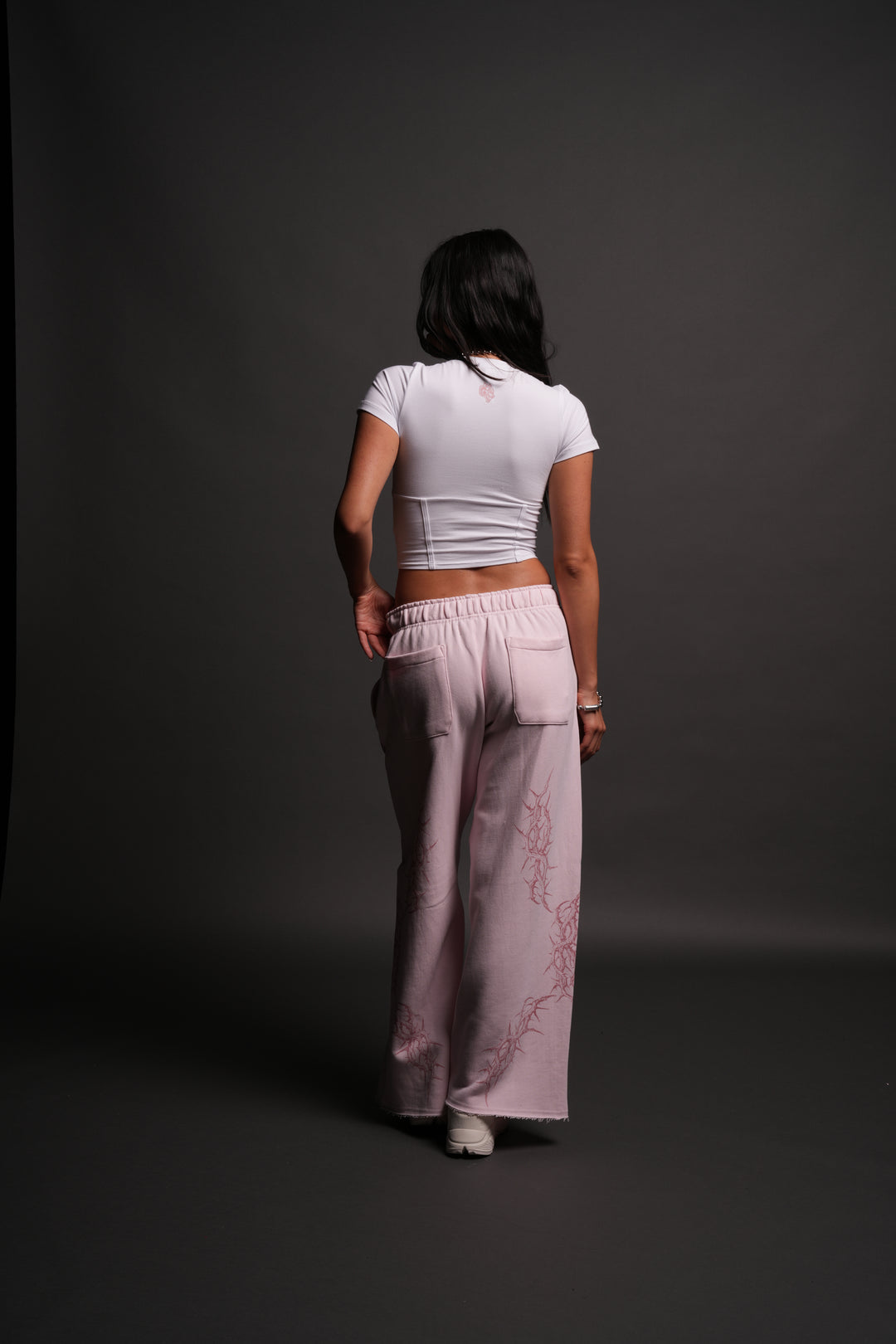 Chopper Wolf Salem Corset Tee in White
