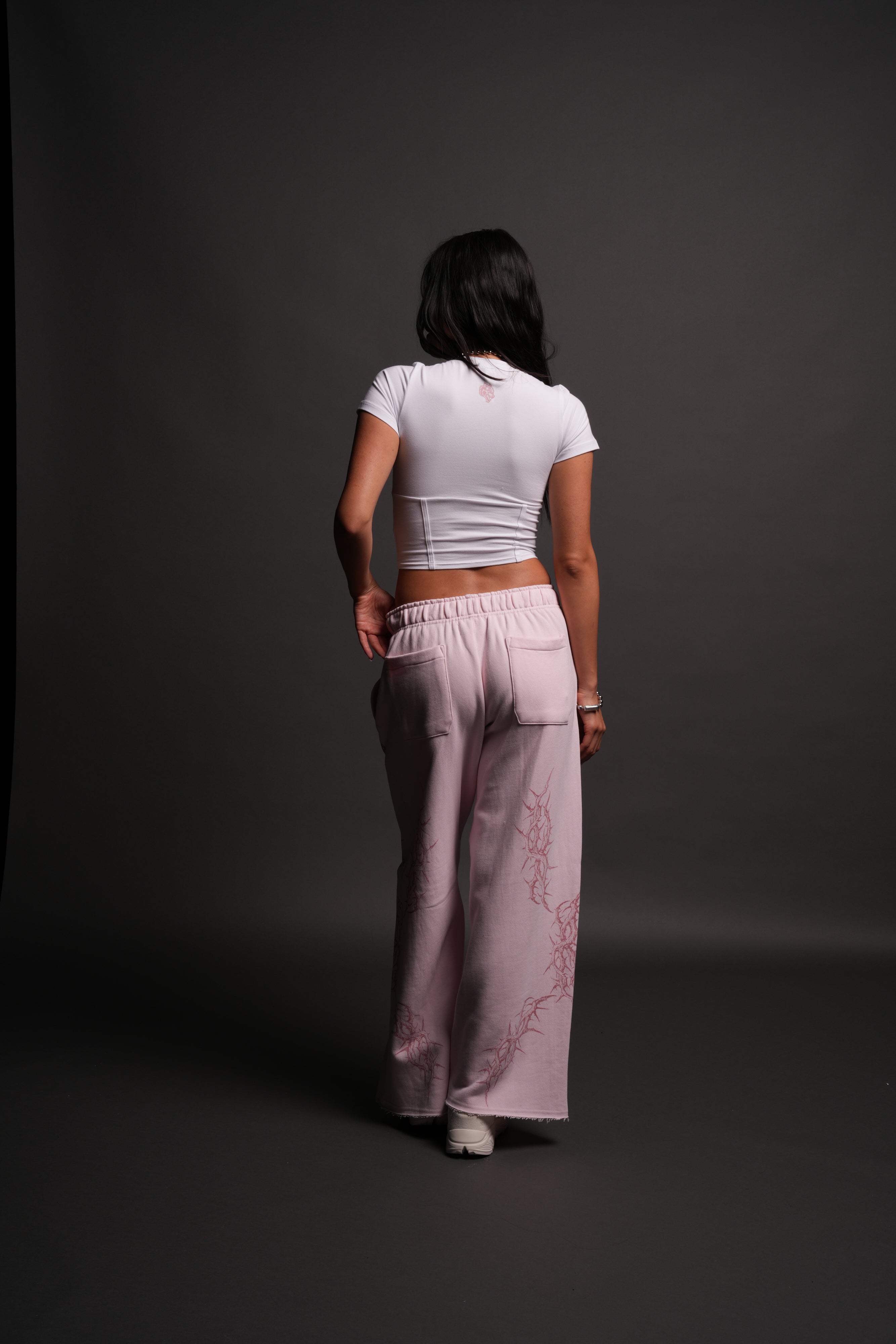 Chopper Wolf Salem Corset Tee in White