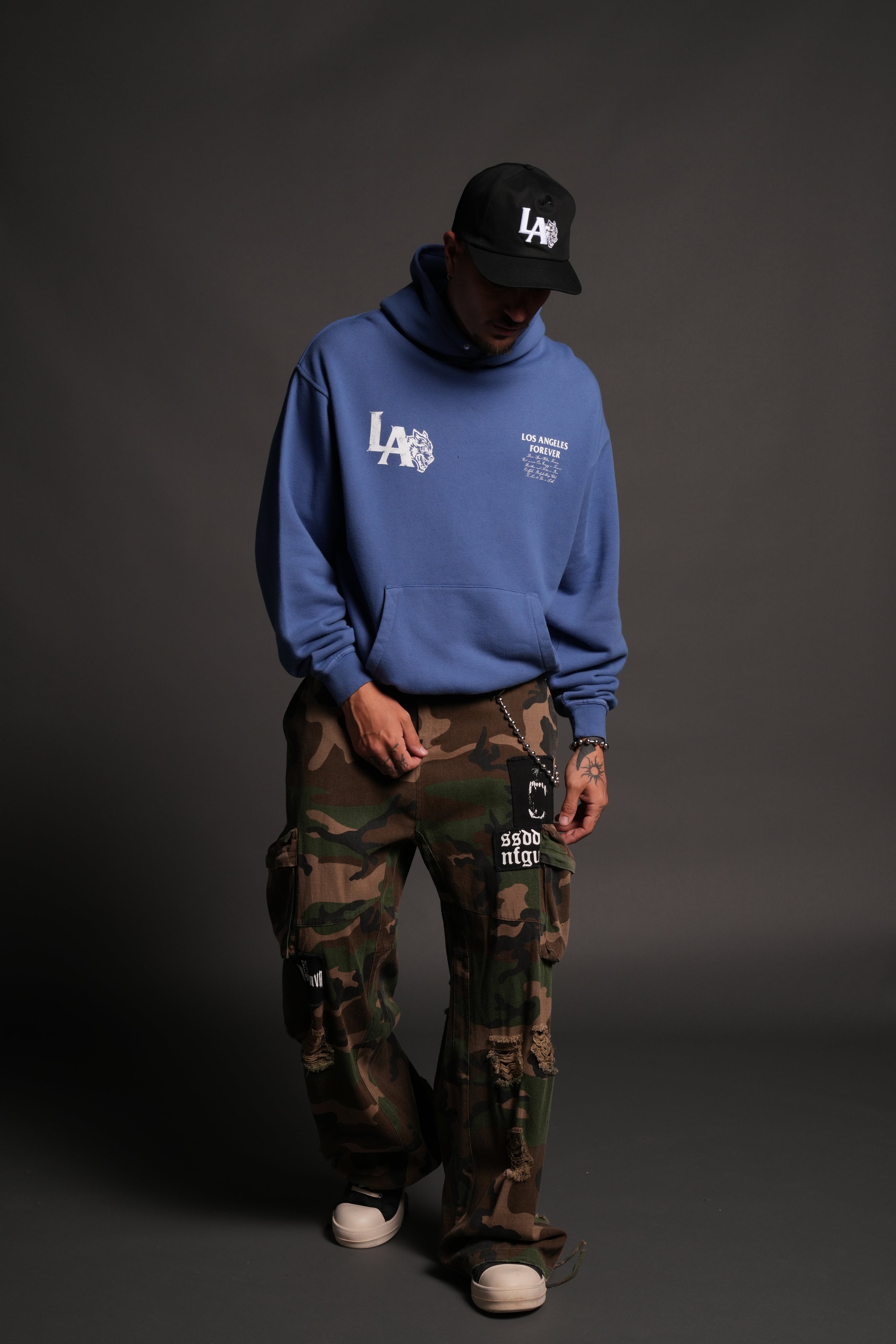 La Wolves V2 Pierce Hoodie La Blue – DarcSport