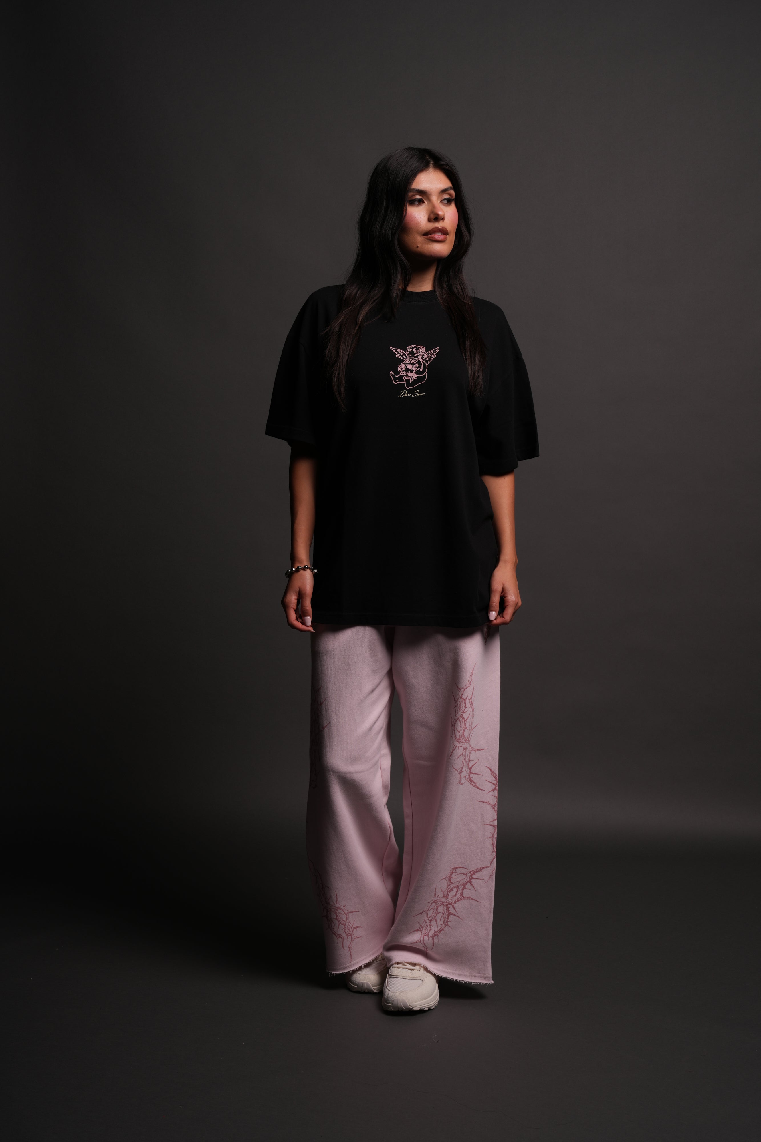 DimMoire Baby Skull Big T 【Black】 Authentic New Baby Skull BIG T-Shirt [Black] - Mori Girl