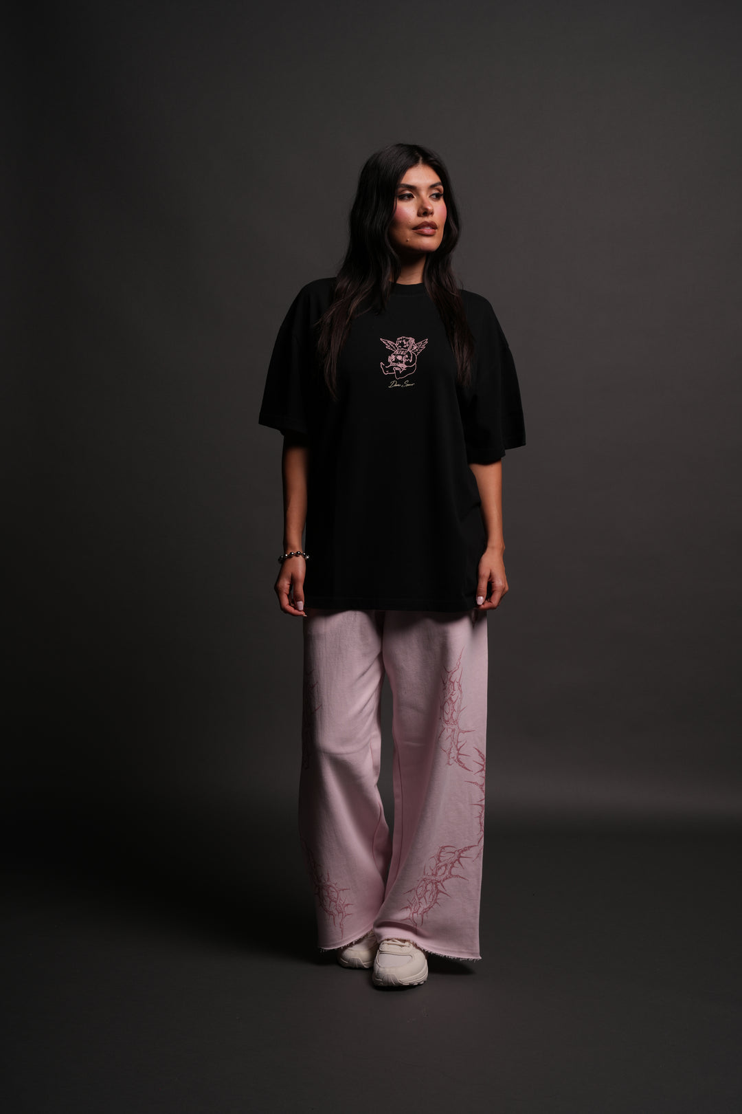 Cherub and the Skull "Pump Cover" Tee in Black