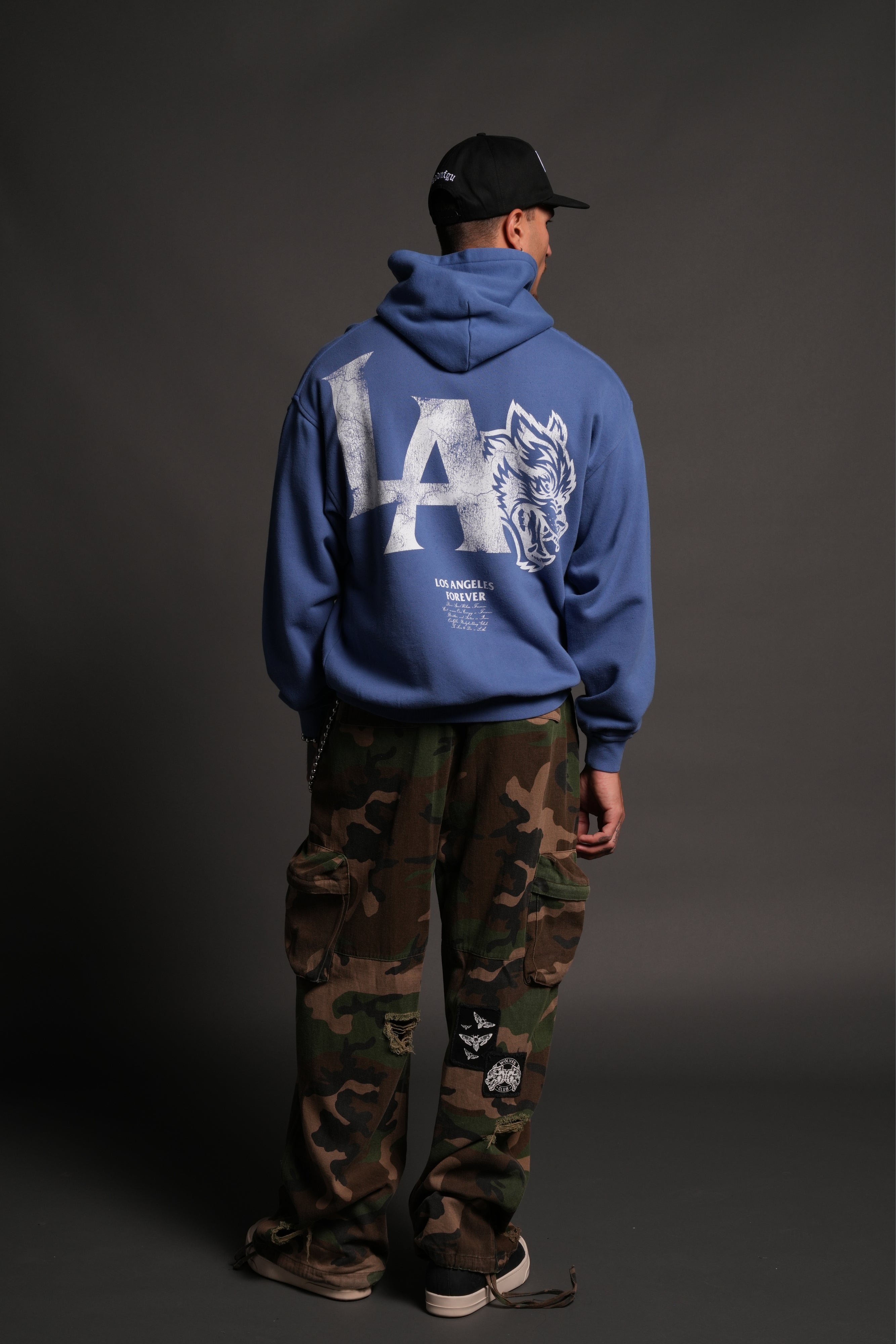 La Wolves V2 Pierce Hoodie La Blue – DarcSport