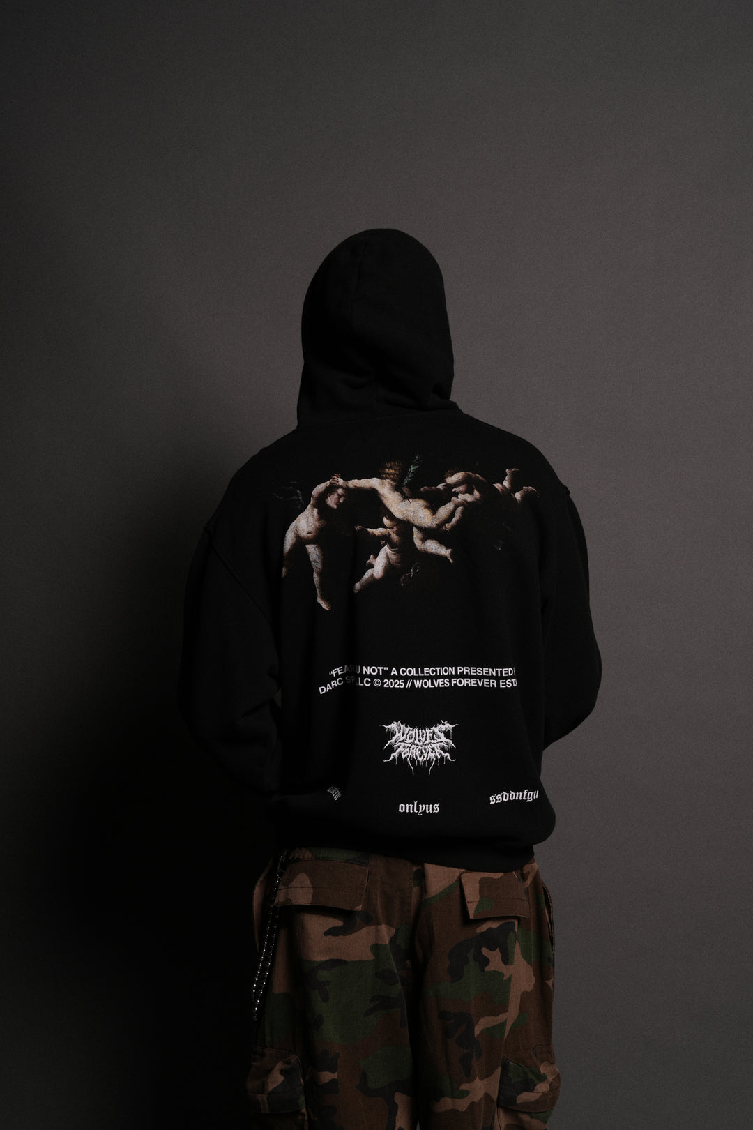 Up Above "Pierce" Hoodie in Black
