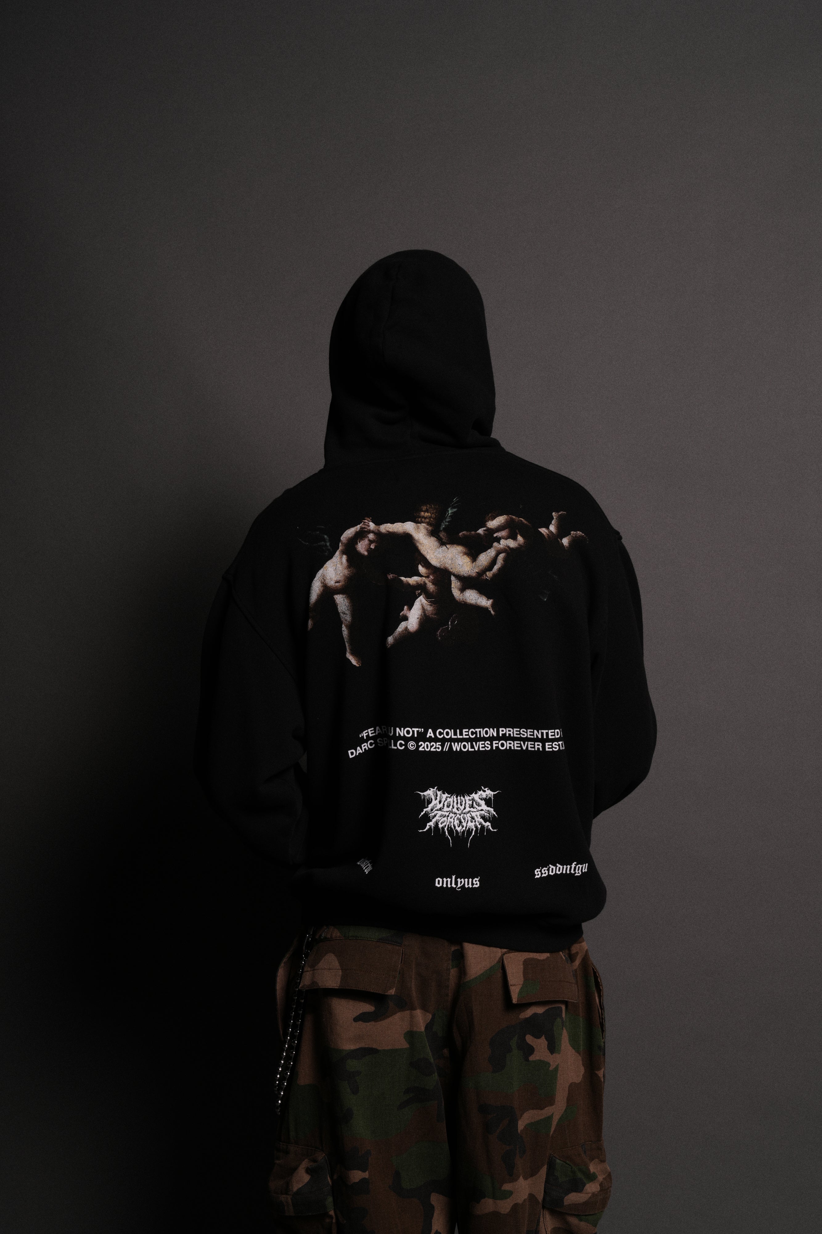 Up Above "Pierce" Hoodie in Black