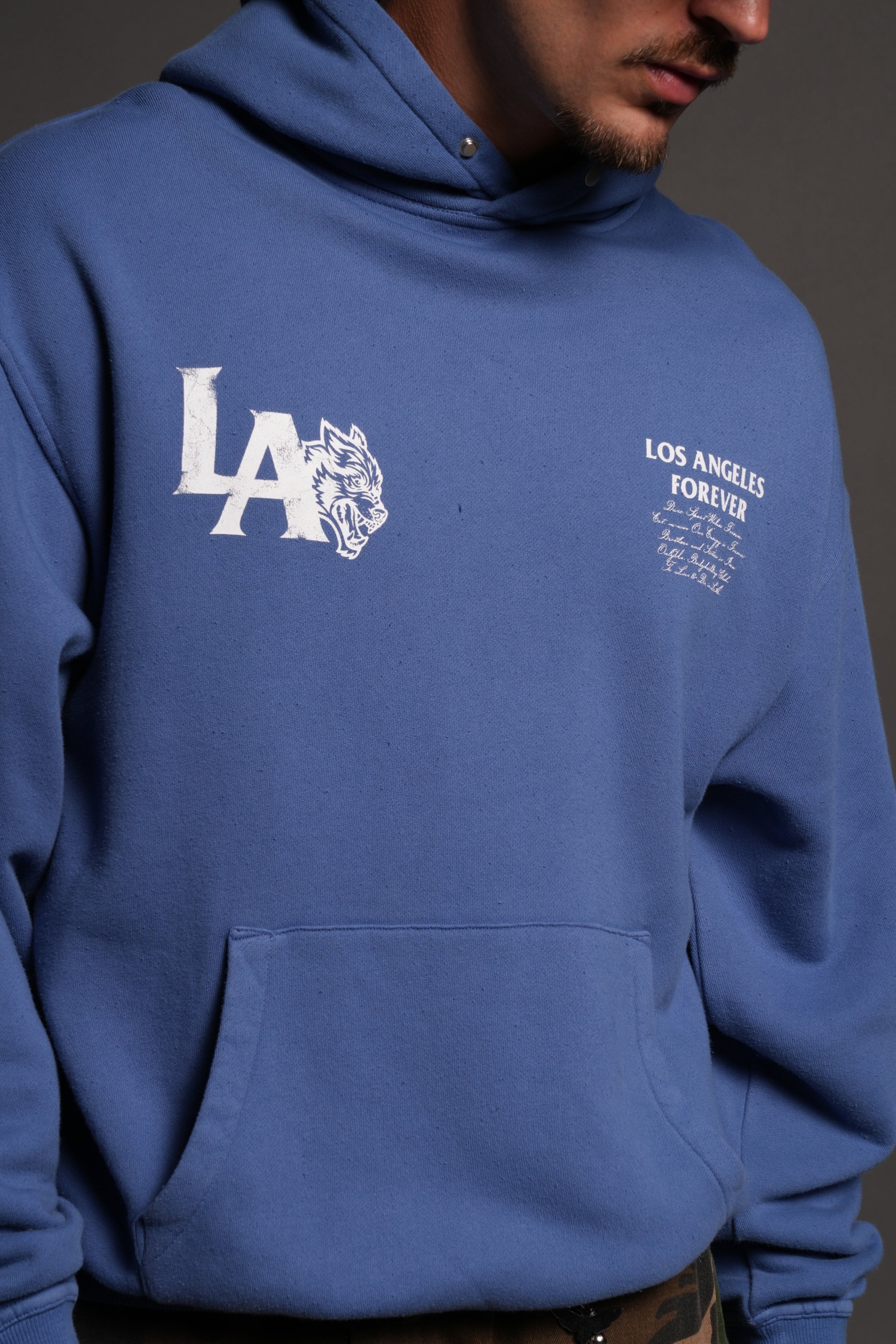 La Wolves V2 Pierce Hoodie La Blue – DarcSport