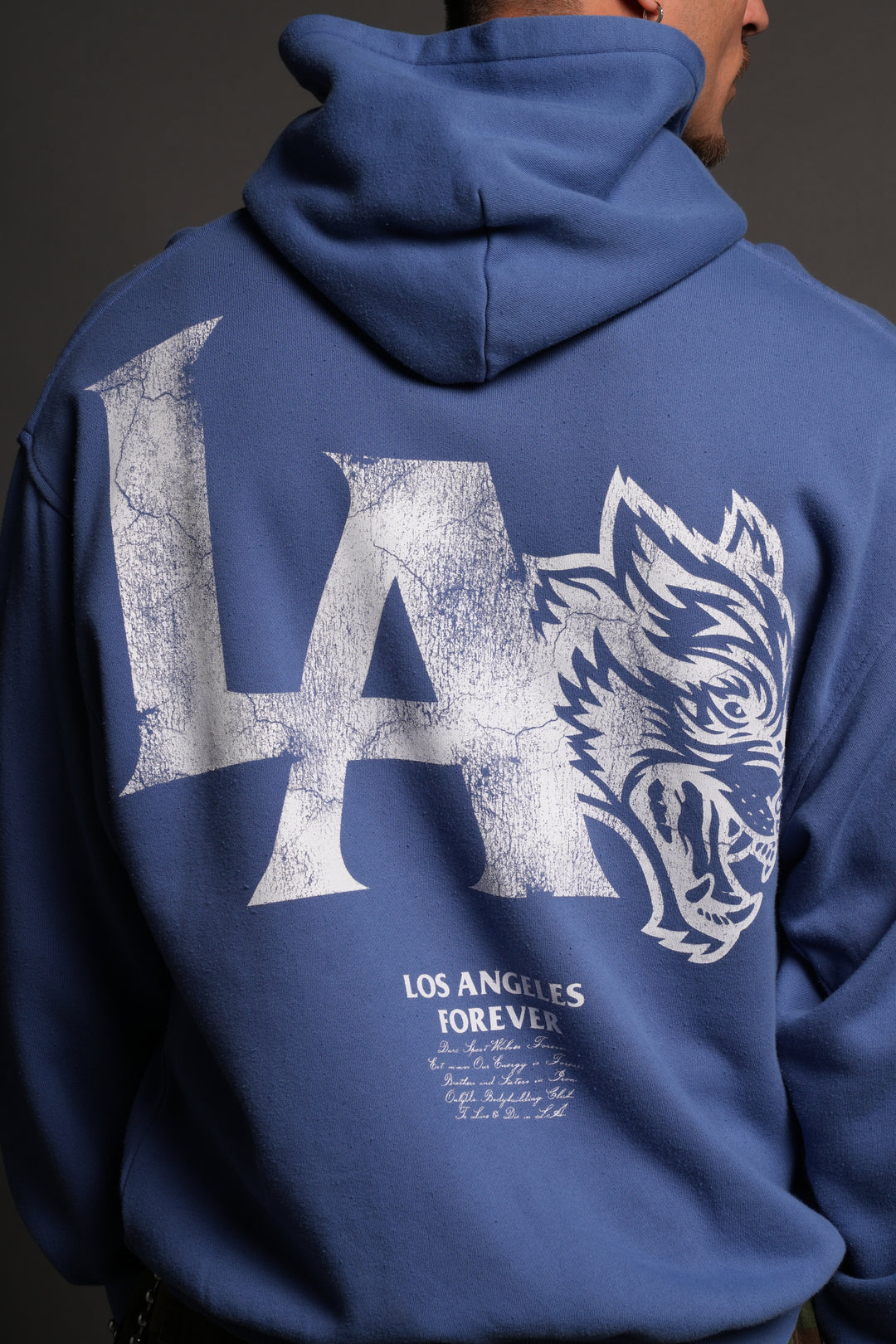 La Wolves V2 Pierce Hoodie La Blue