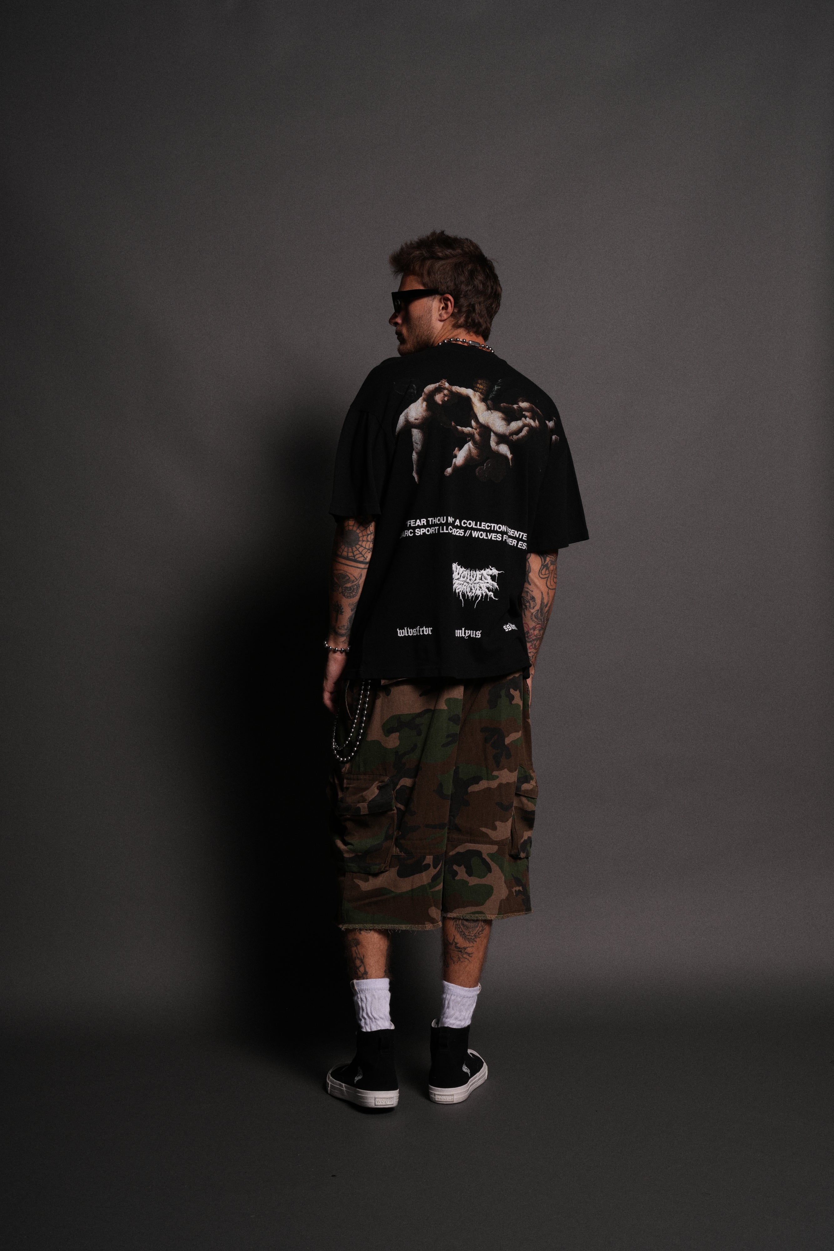 Up Above "Premium" Oversized Tee in Black