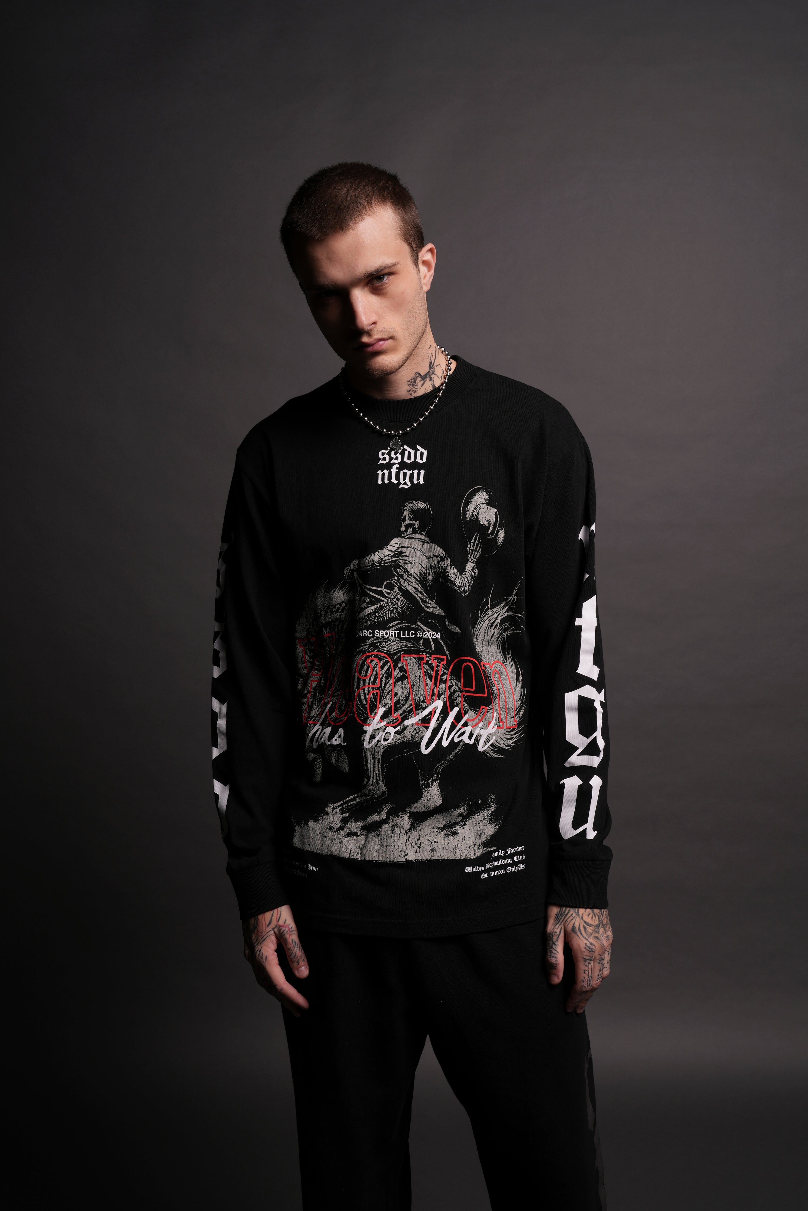 Ultimate Frontier "Premium" L/S Tee in Black