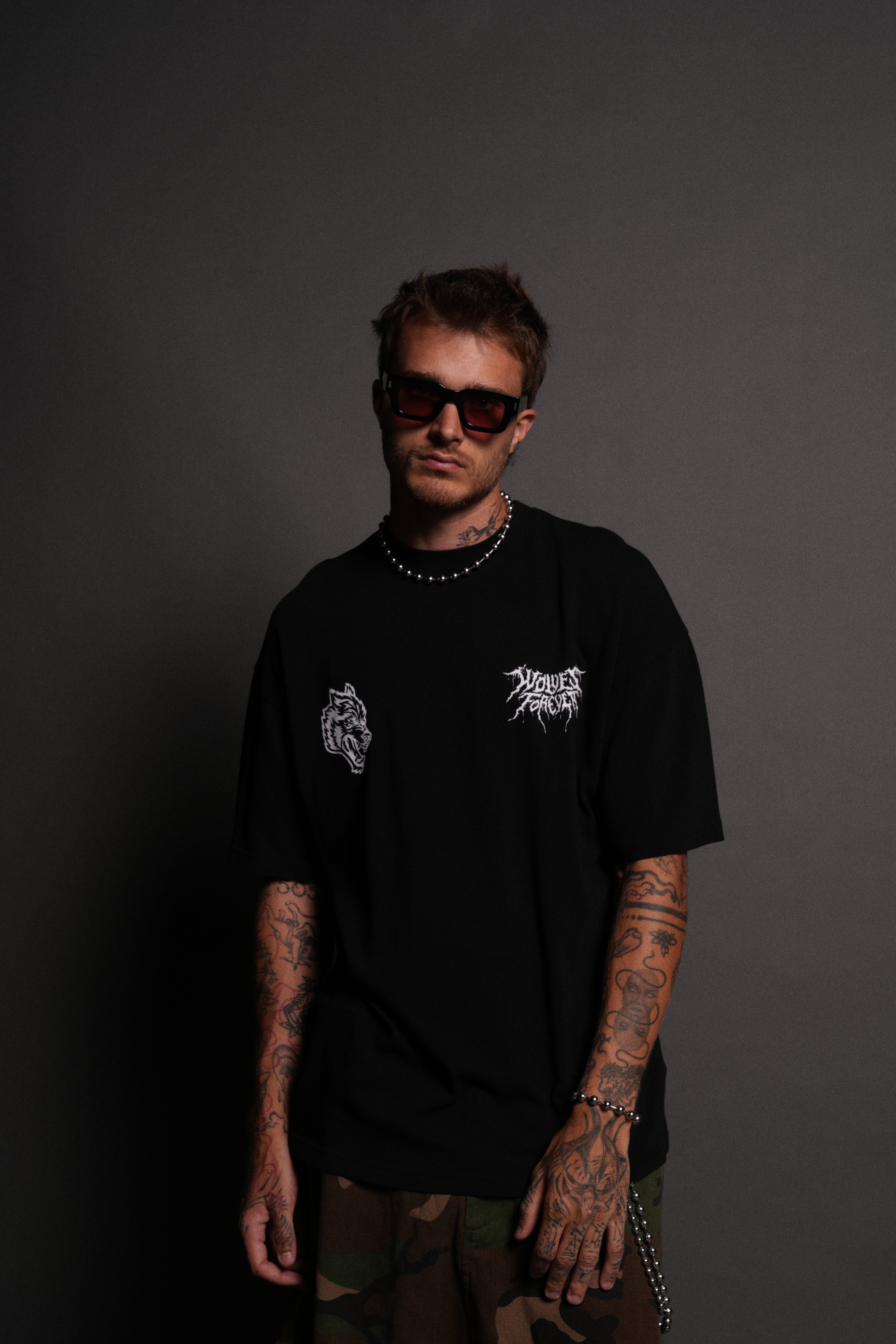 Up Above "Premium" Oversized Tee in Black