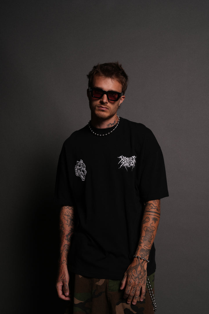 Up Above "Premium" Oversized Tee in Black