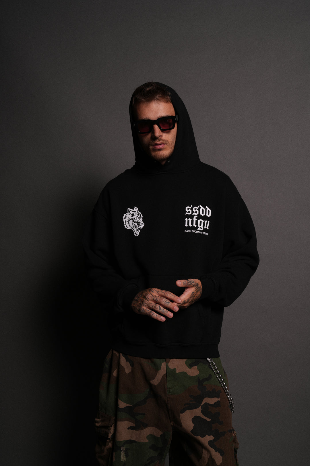 Born Stoic "Pierce" Hoodie in Black