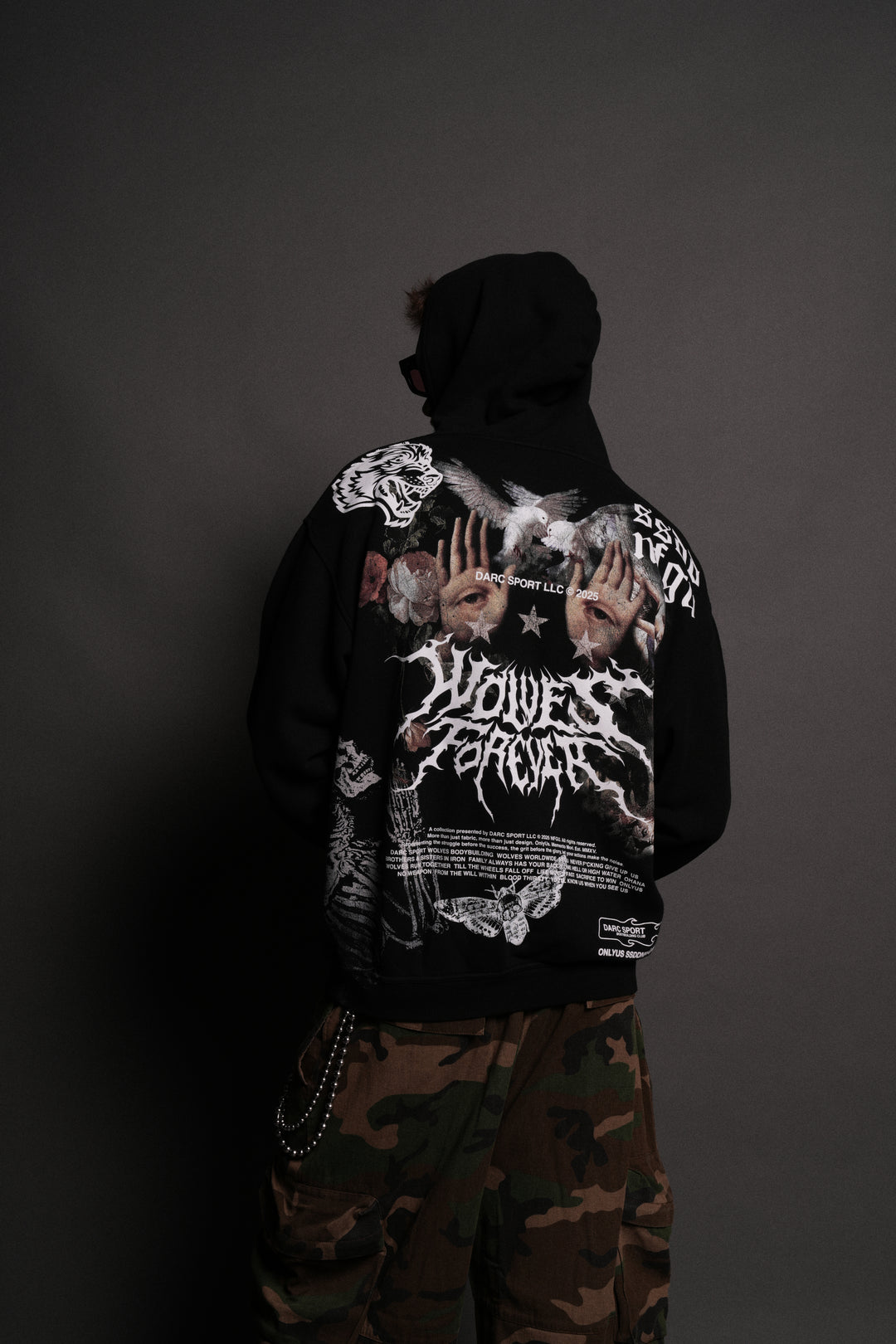 Born Stoic "Pierce" Hoodie in Black