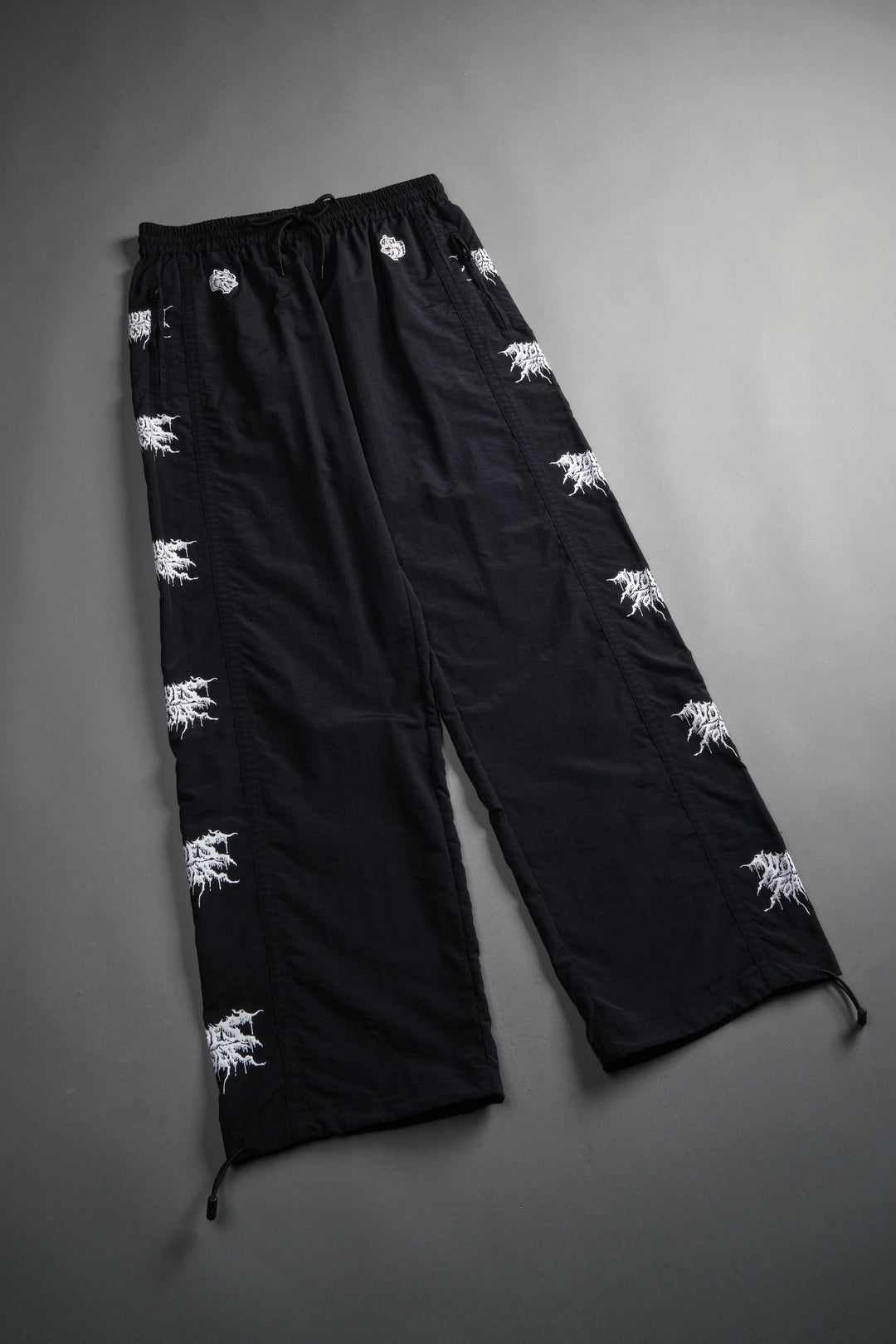 Drip Hesh Remind Track Pants in Black/White