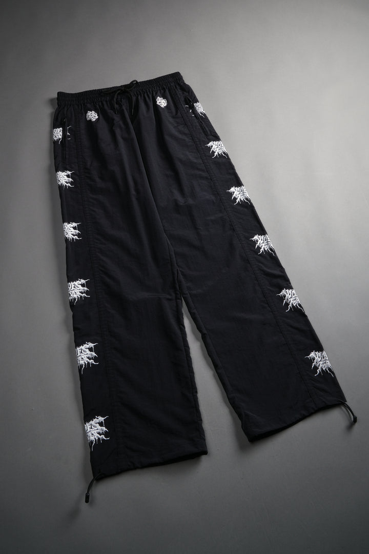 Drip Hesh Remind Track Pants in Black/White