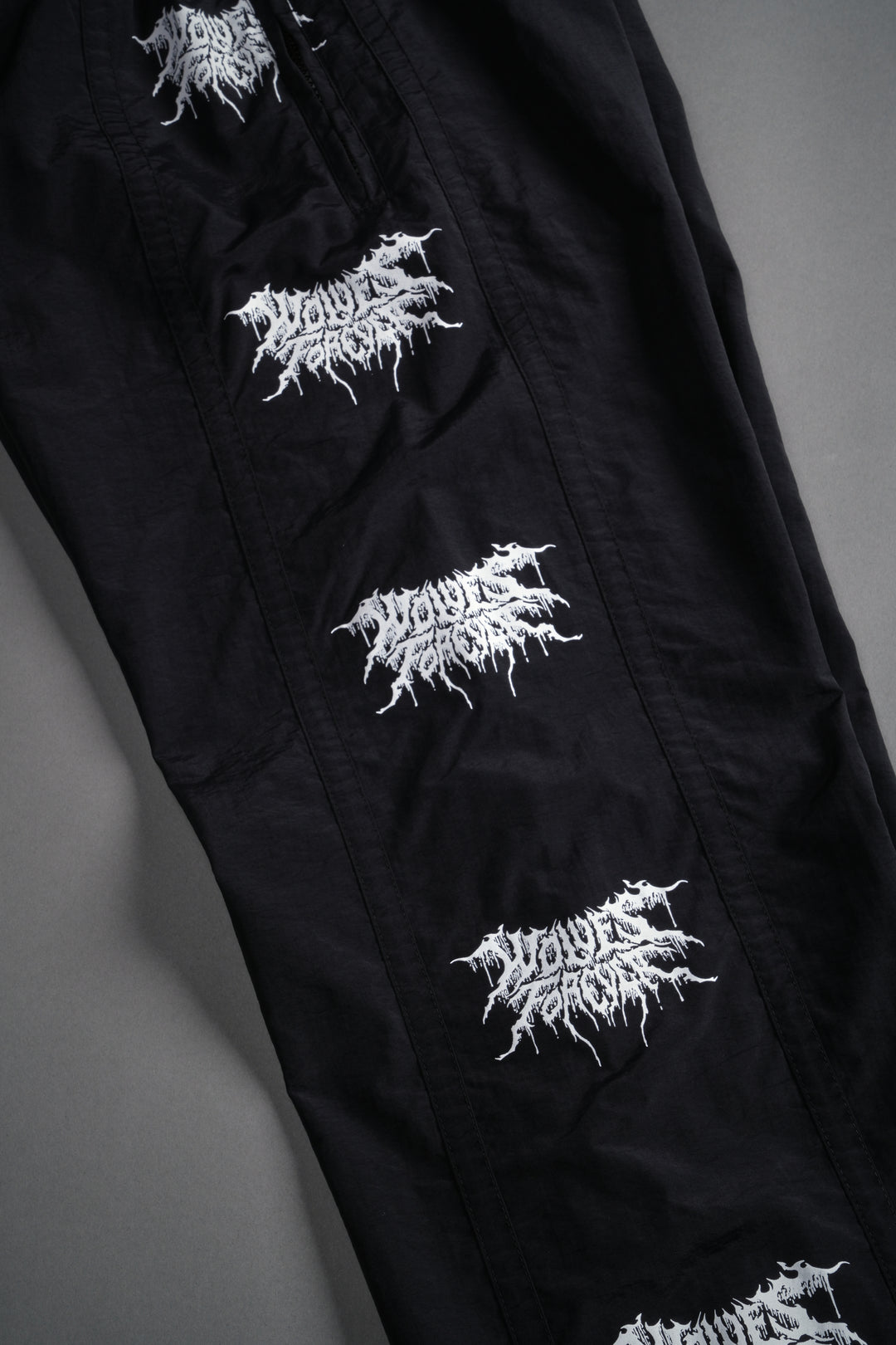 Drip Hesh Remind Track Pants in Black/White