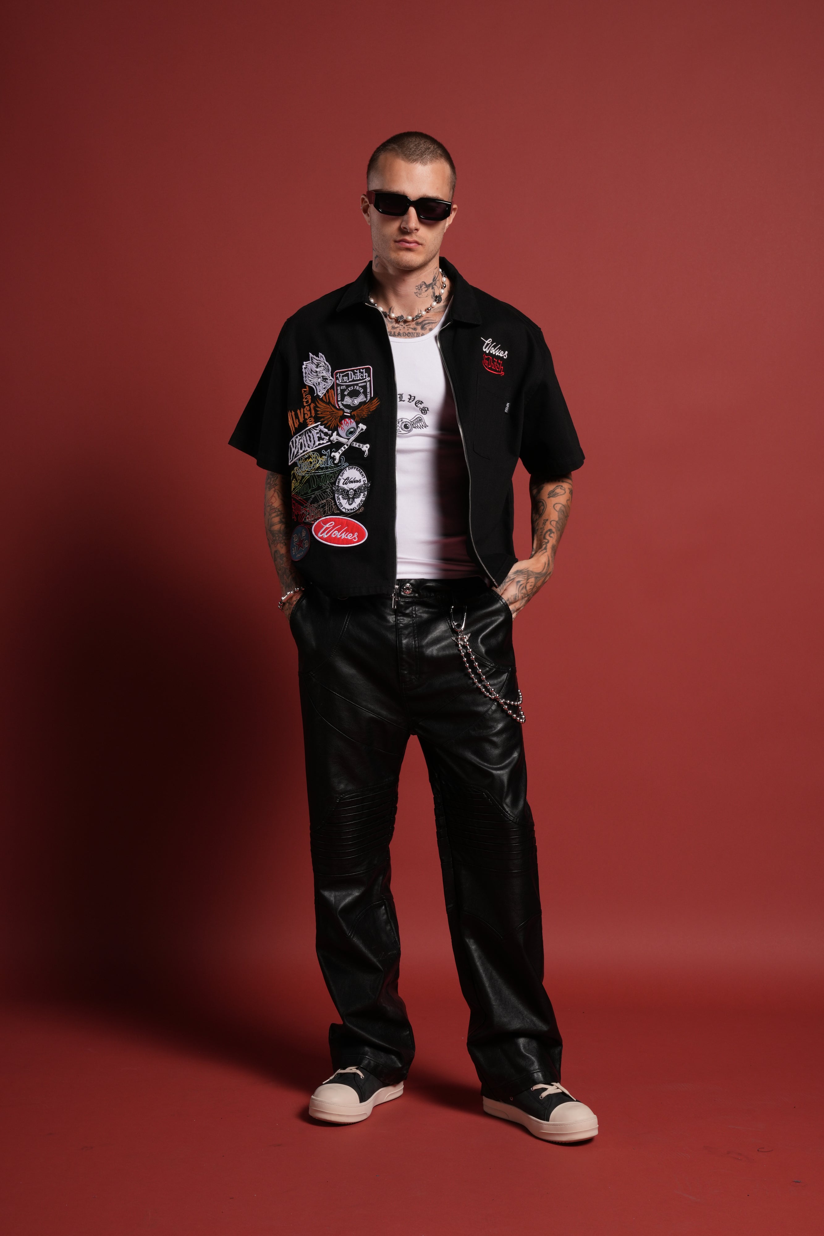 Darc Kulture Vince Shirt in Black