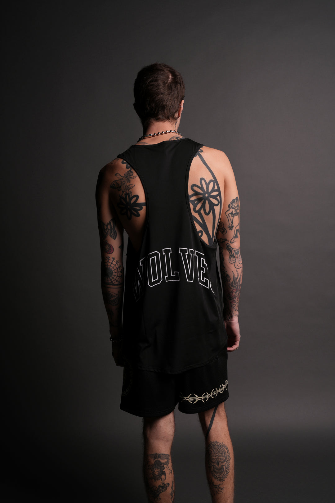 Powerhouse Wolves "Dry Wolf" (Mecca) Tank in Black