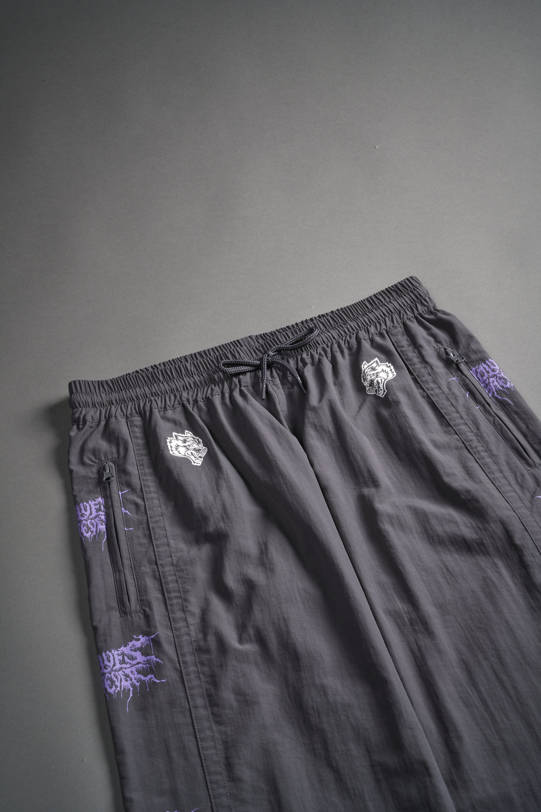 Drip Hesh Remind Track Pants in Wolf Gray