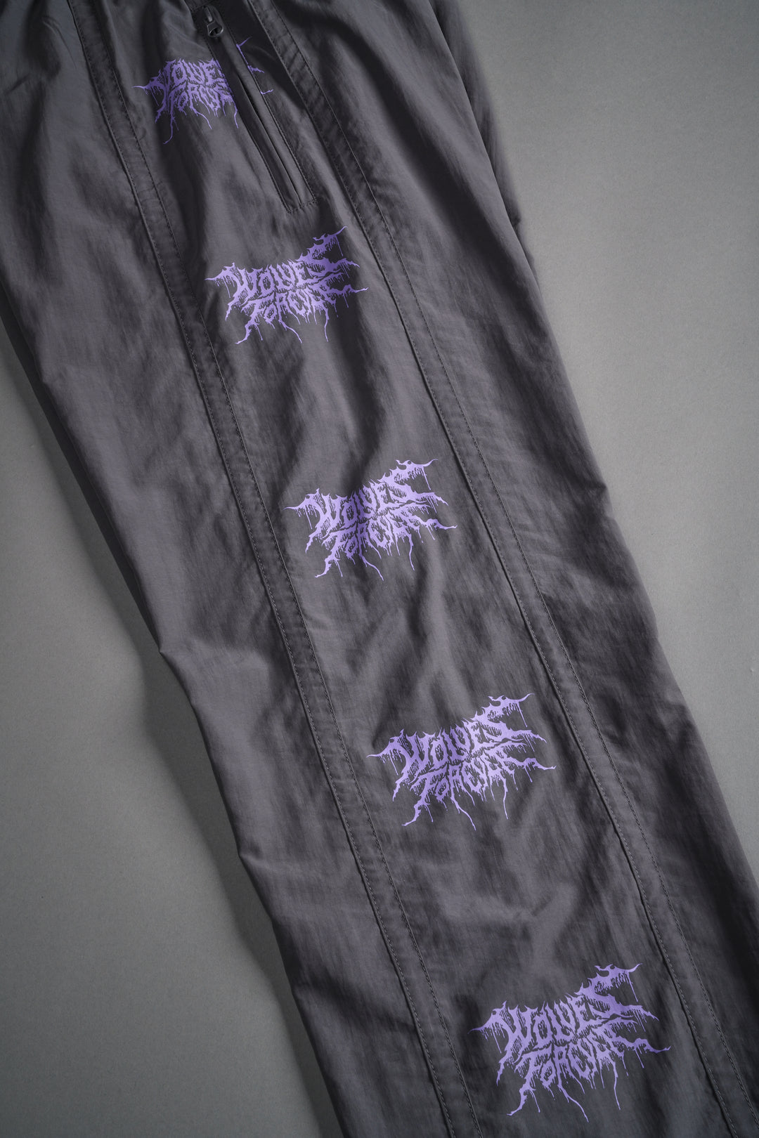 Drip Hesh Remind Track Pants in Wolf Gray