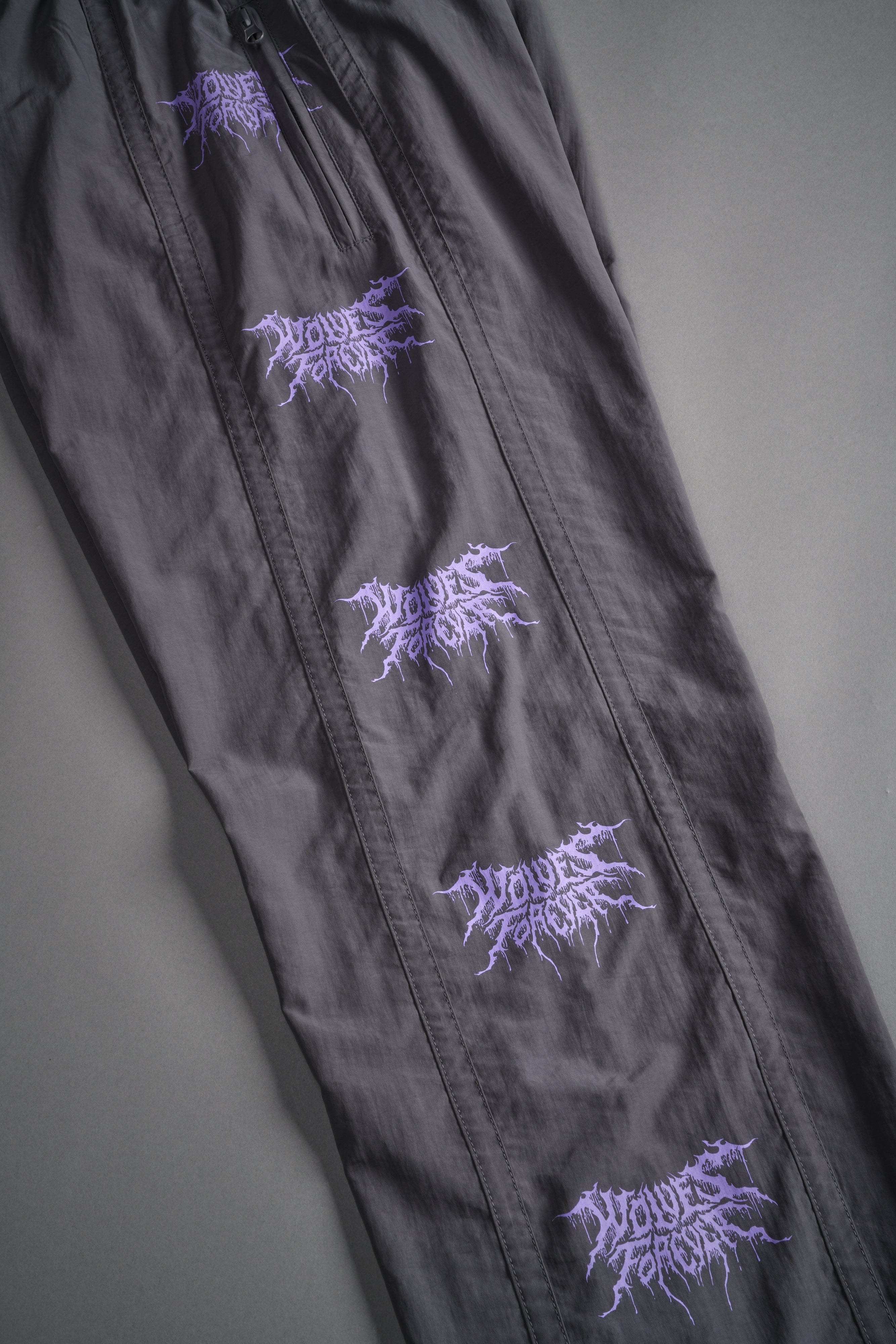 Drip Hesh Remind Track Pants in Wolf Gray