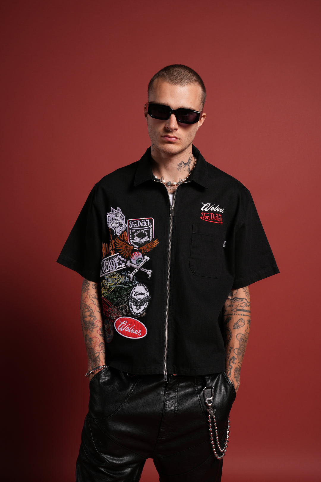 Darc Kulture Vince Shirt in Black