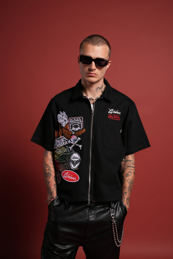Darc Kulture Vince Shirt in Black