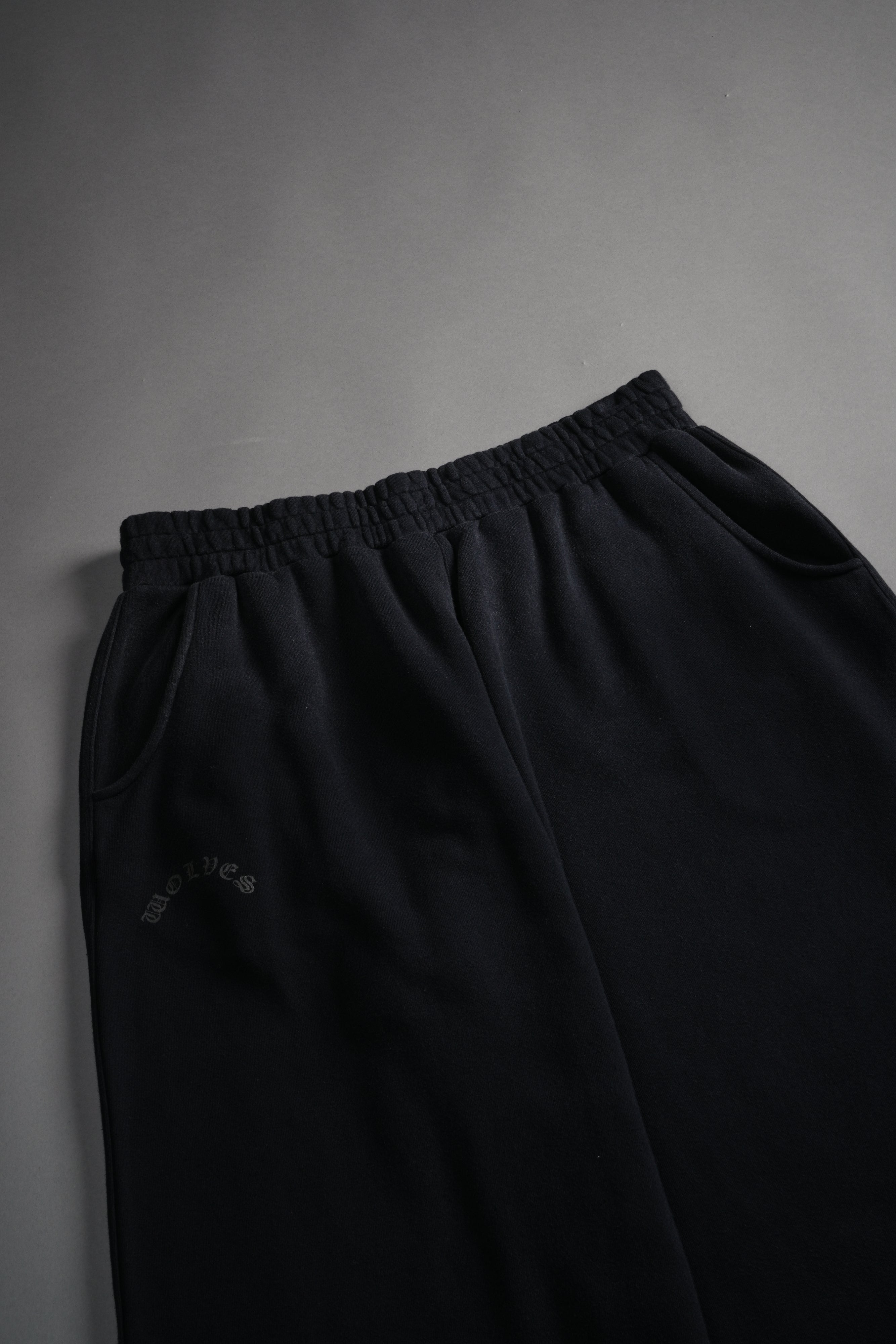 Darc Wandering Moaty Sweat Pants in Black Drift Wash