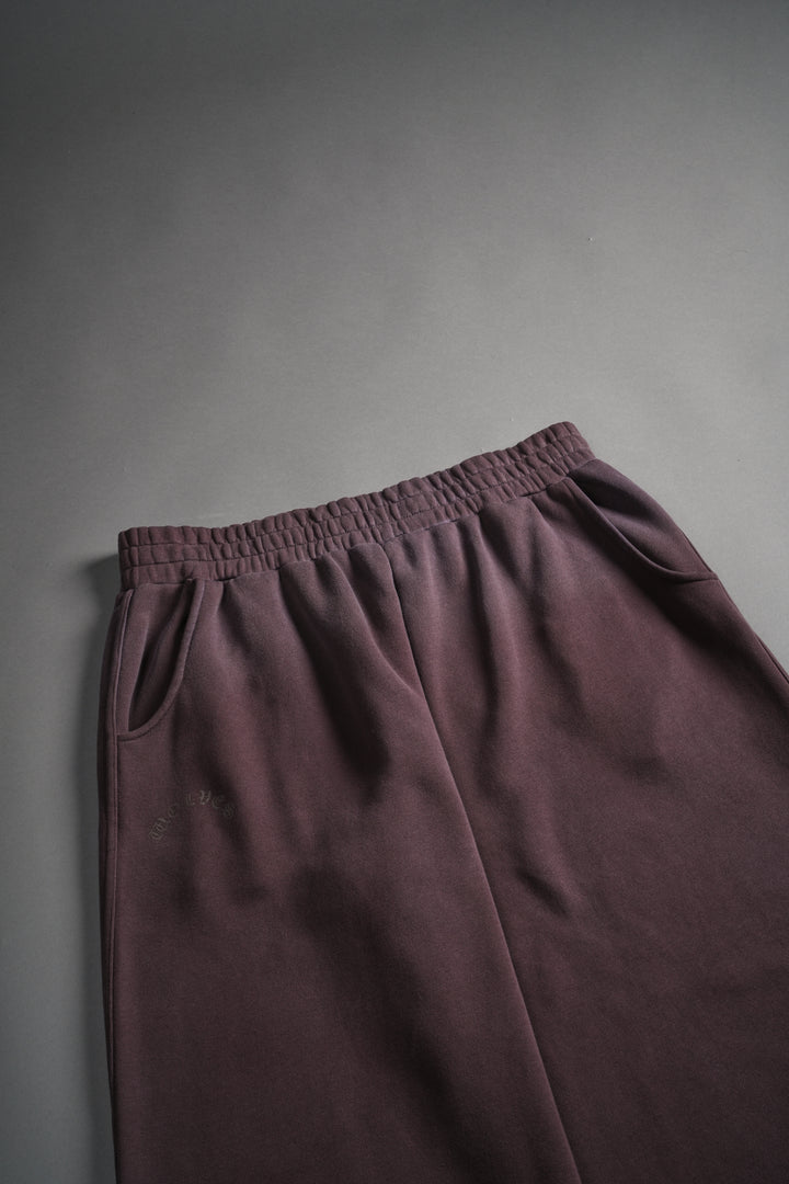 Darc Wandering Moaty Sweat Pants in Darc Garnet Drift Wash