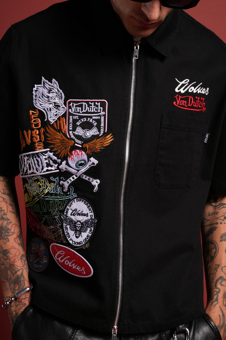 Darc Kulture Vince Shirt in Black