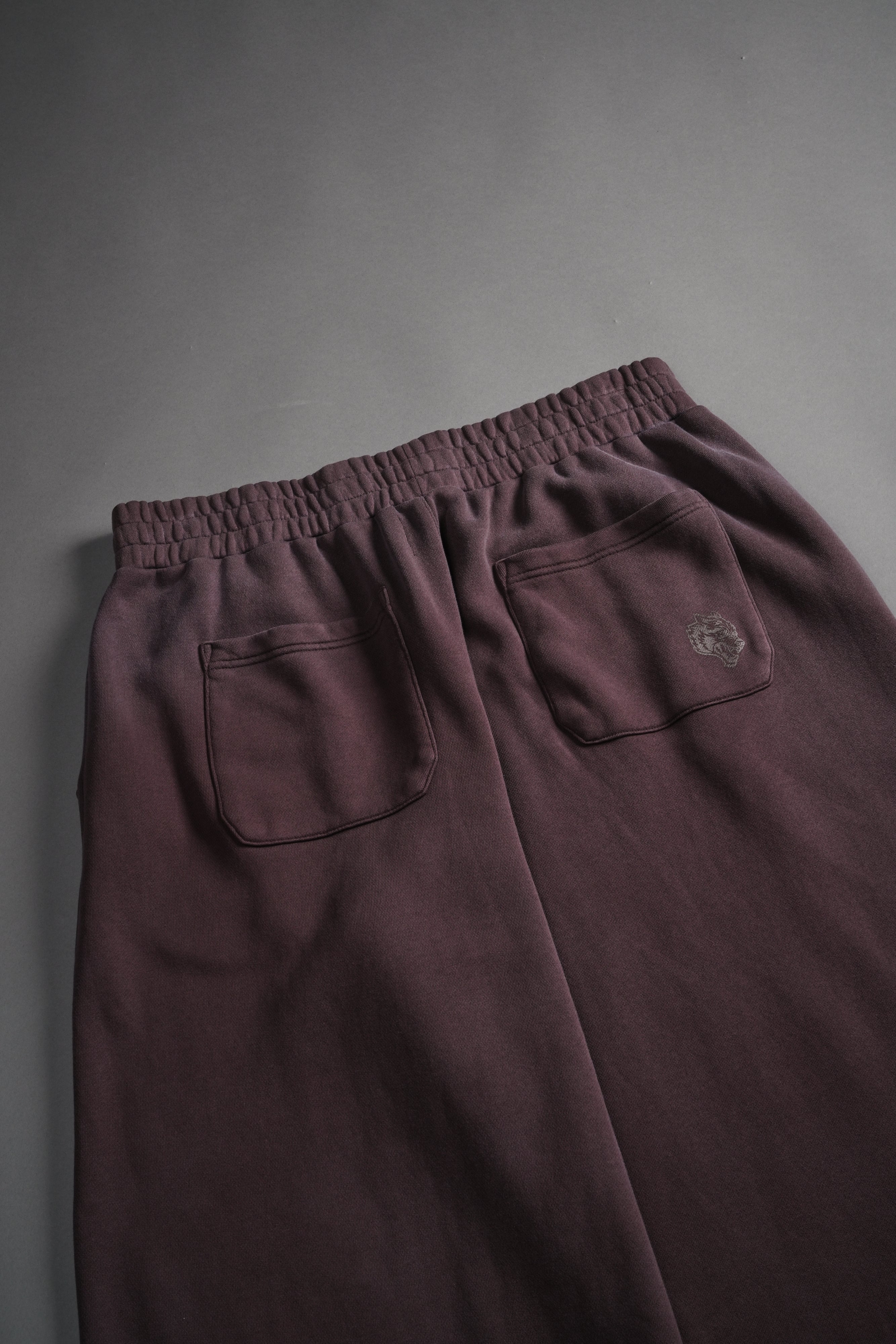 Darc Wandering Moaty Sweat Pants in Darc Garnet Drift Wash